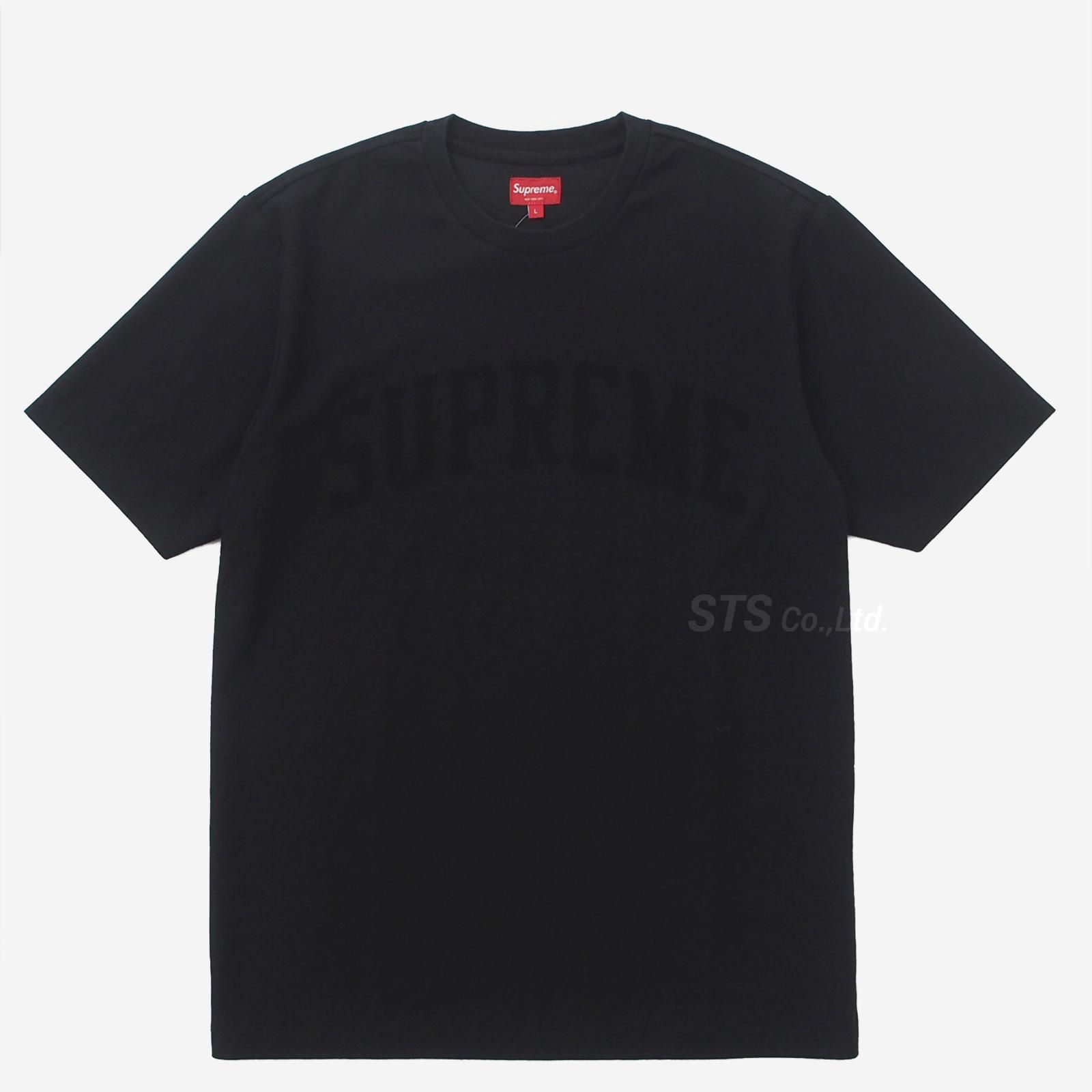 supreme chenille arc logo s/s top現品のみです