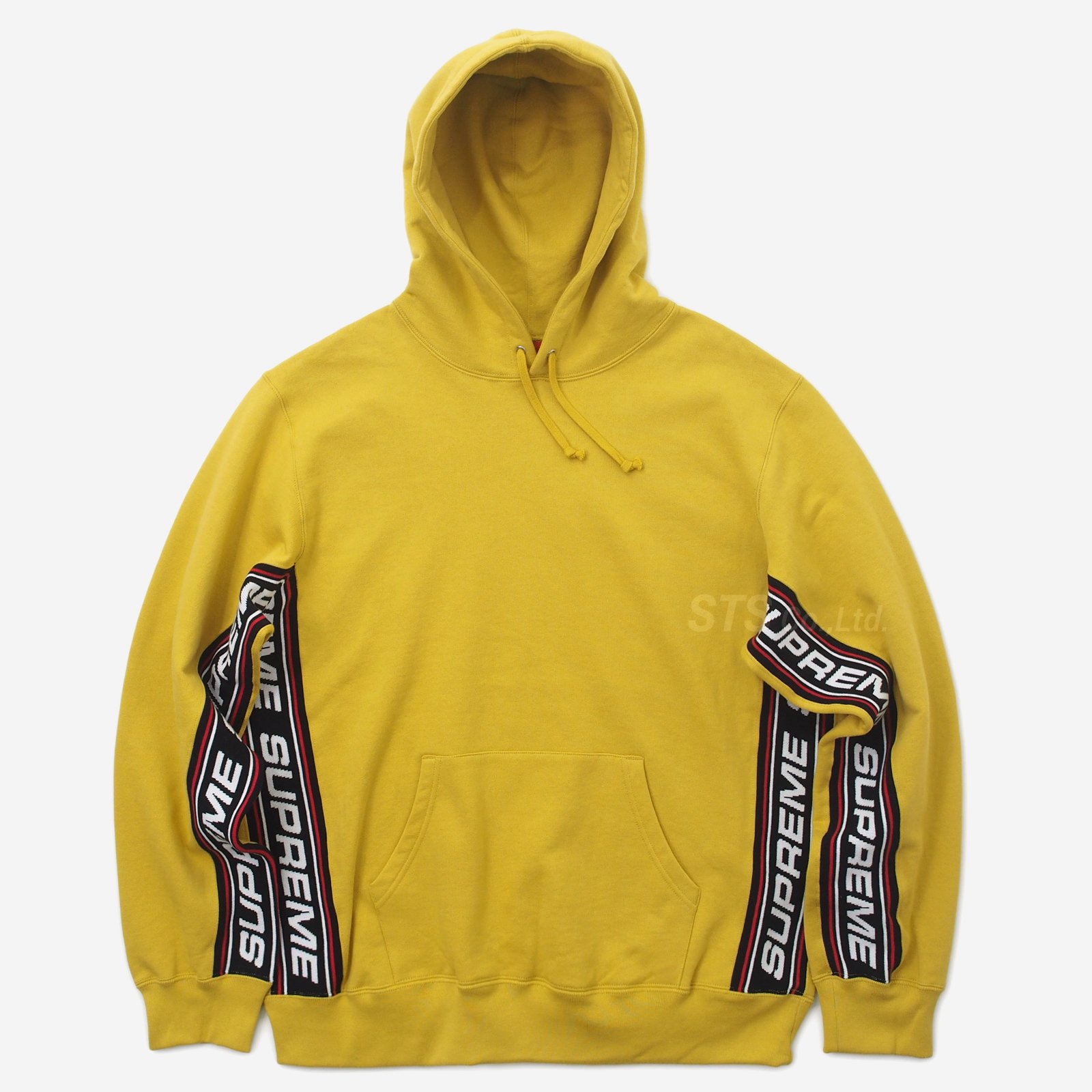 Text rib hooded sweatshirt on sale supreme