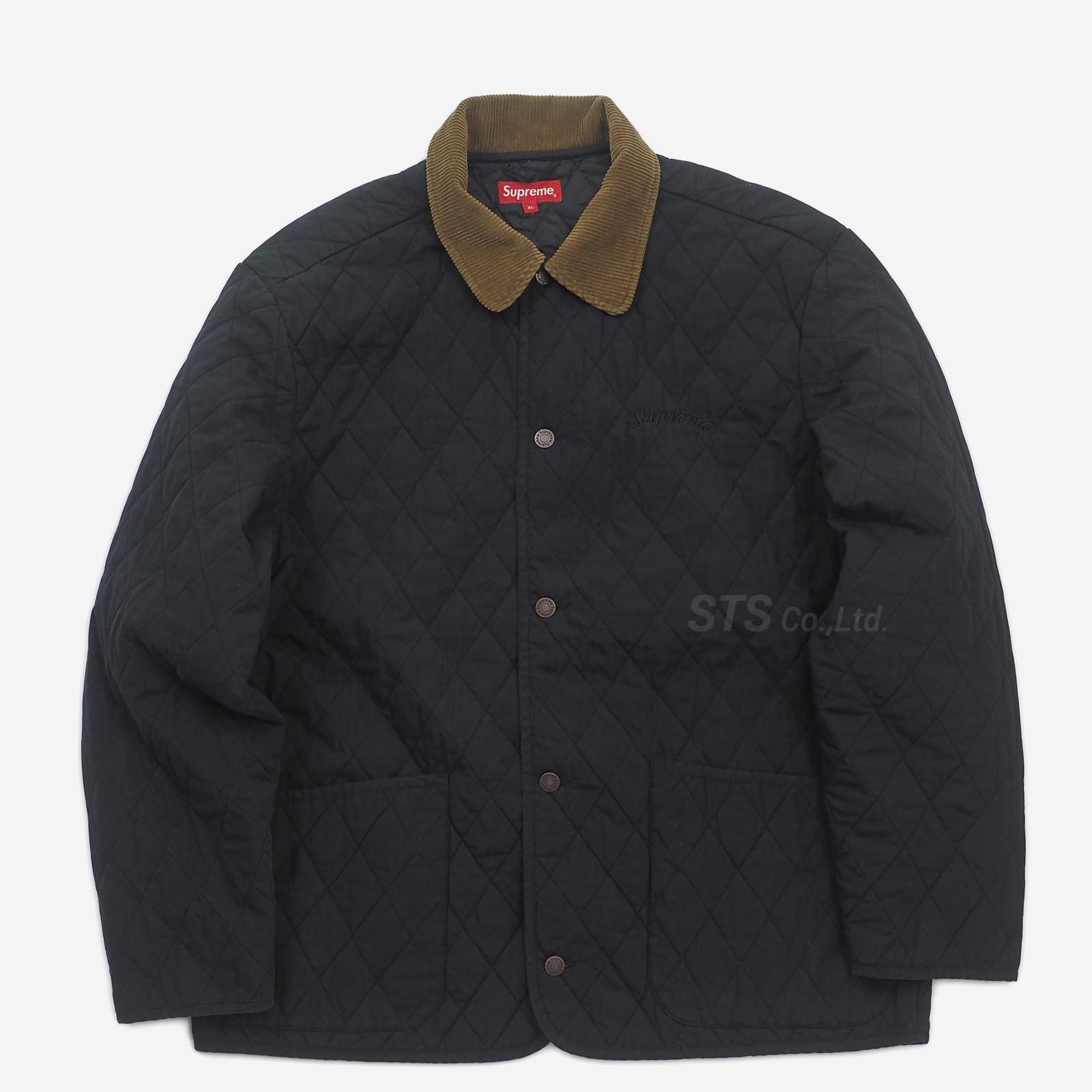 Supreme Quilted Paisley Jacket 黒 Sサイズ