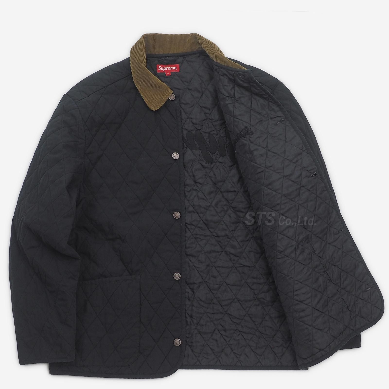 Supreme Quilted Paisley Jacket 黒 Sサイズ