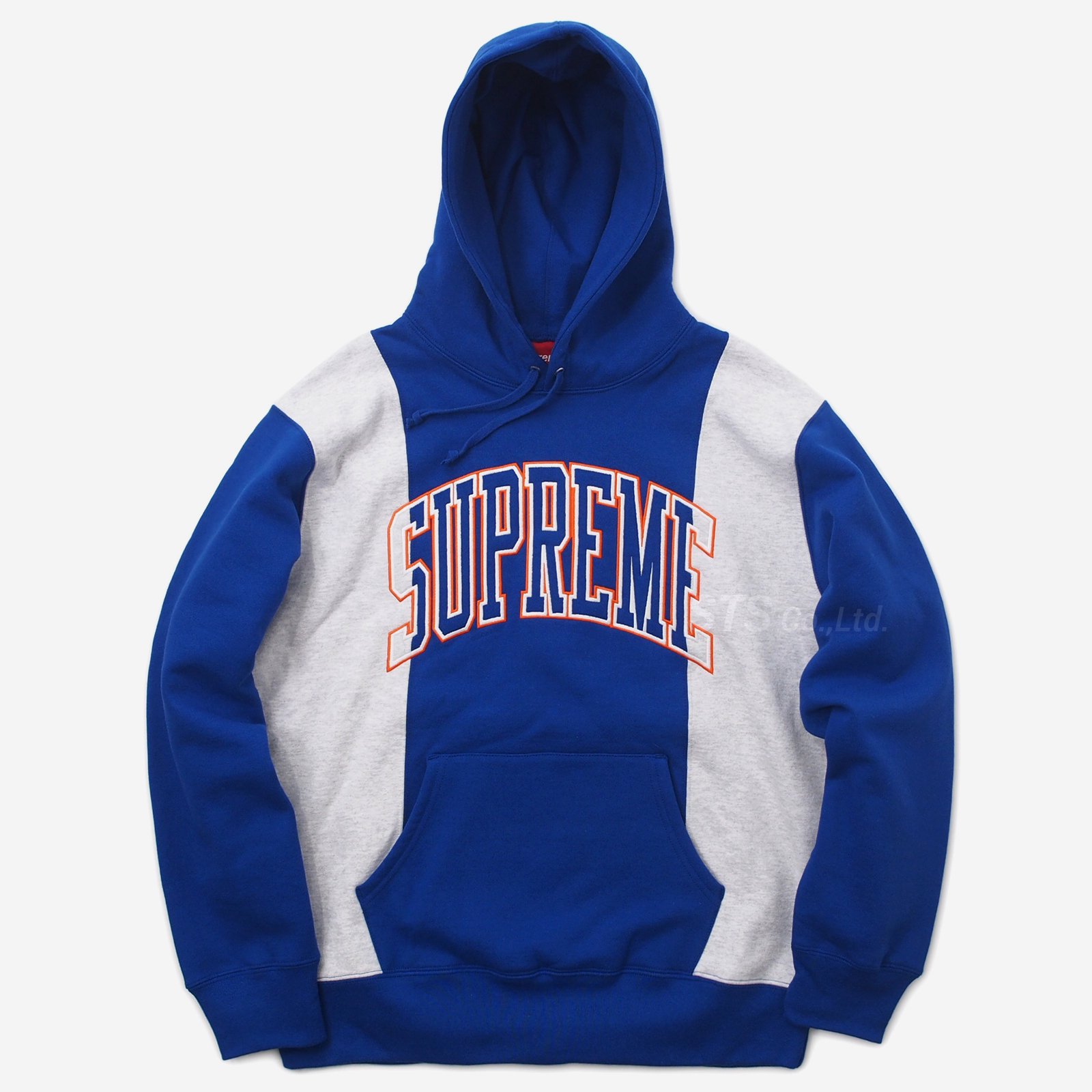 supreme paneled arc hooded sweatshirt