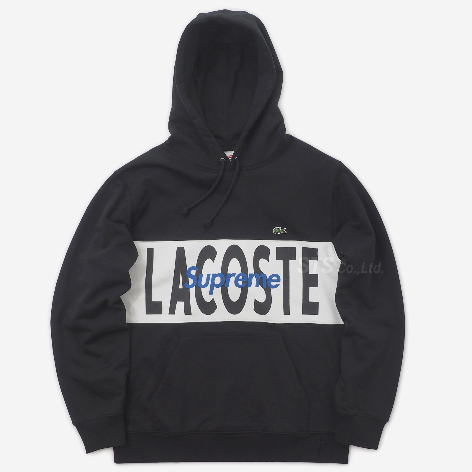 XL 紺 Supreme/LACOSTE Hooded Sweatshirt