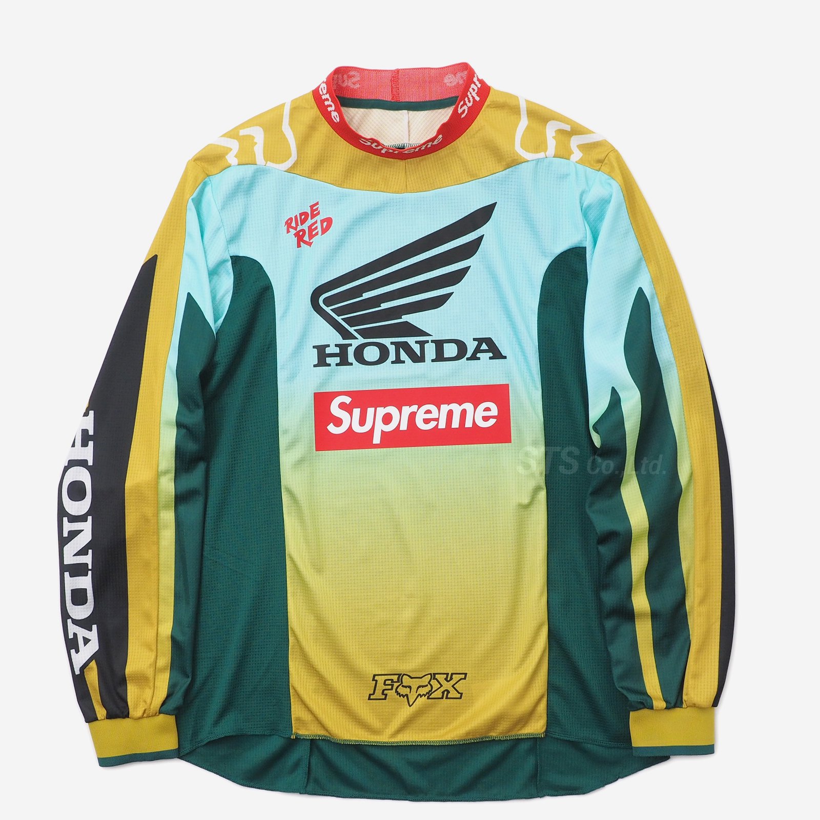 M Supreme Fox Racing Moto Jersey Top 黒