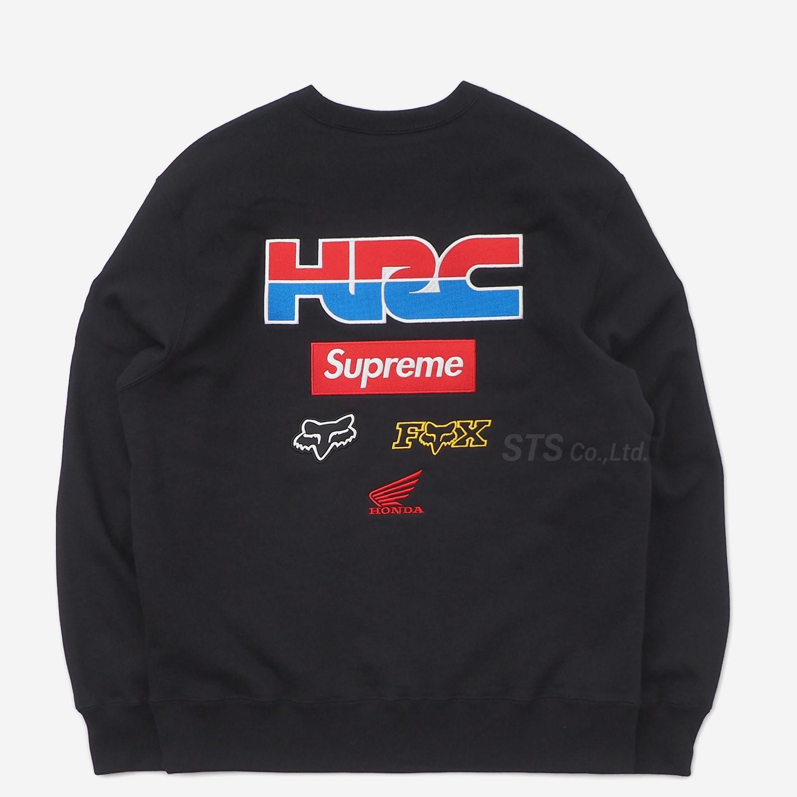 トップスXL Supreme HONDA Fox Racing Crewneck - スウェット