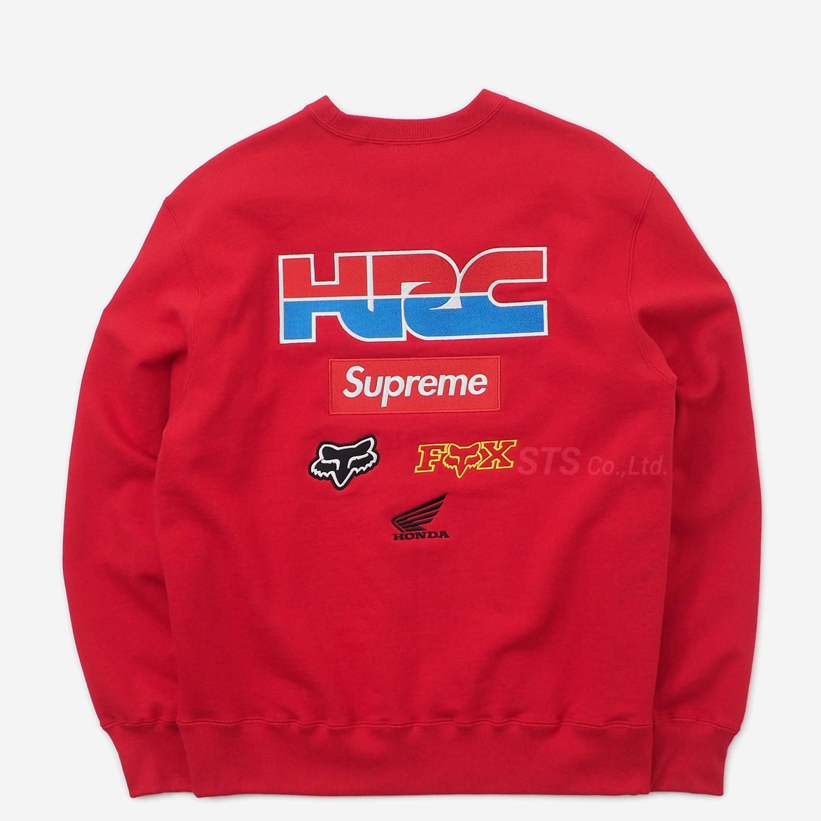 supreme HONDAコラボクルーネック