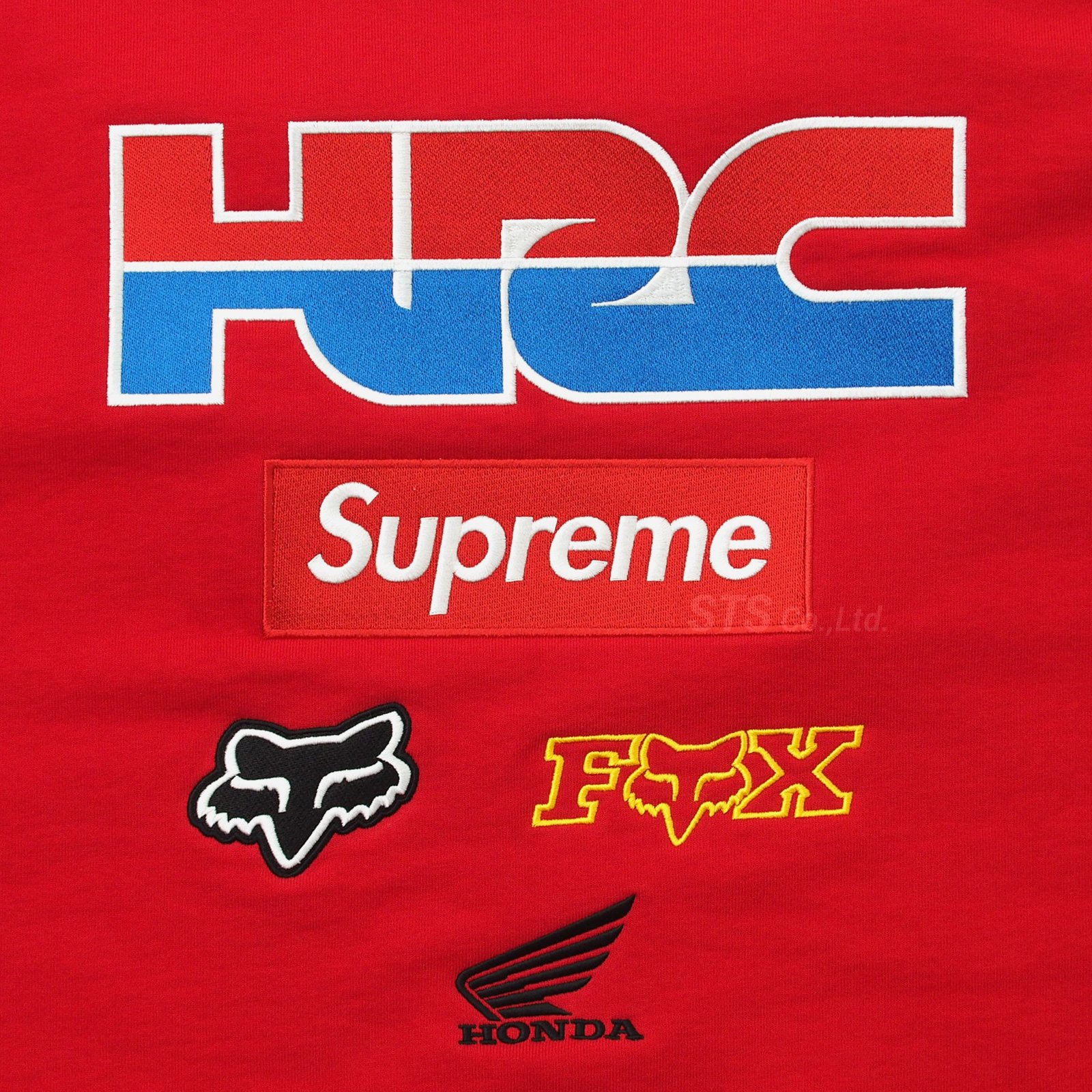XL/黒 Supreme®/Honda®/Fox® RacingCrewneck