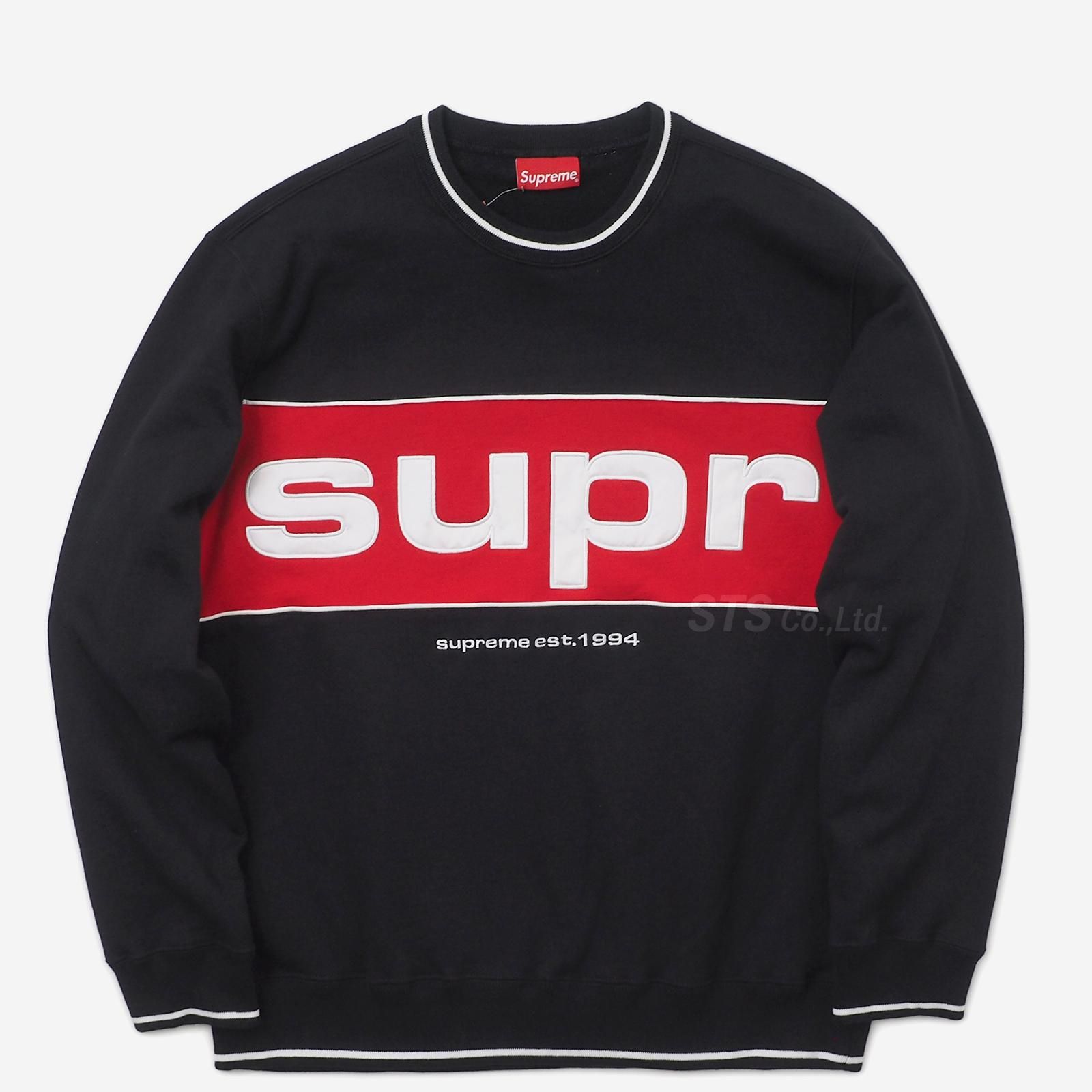 シュプリーム Supreme Piping Crewneck クルーネック