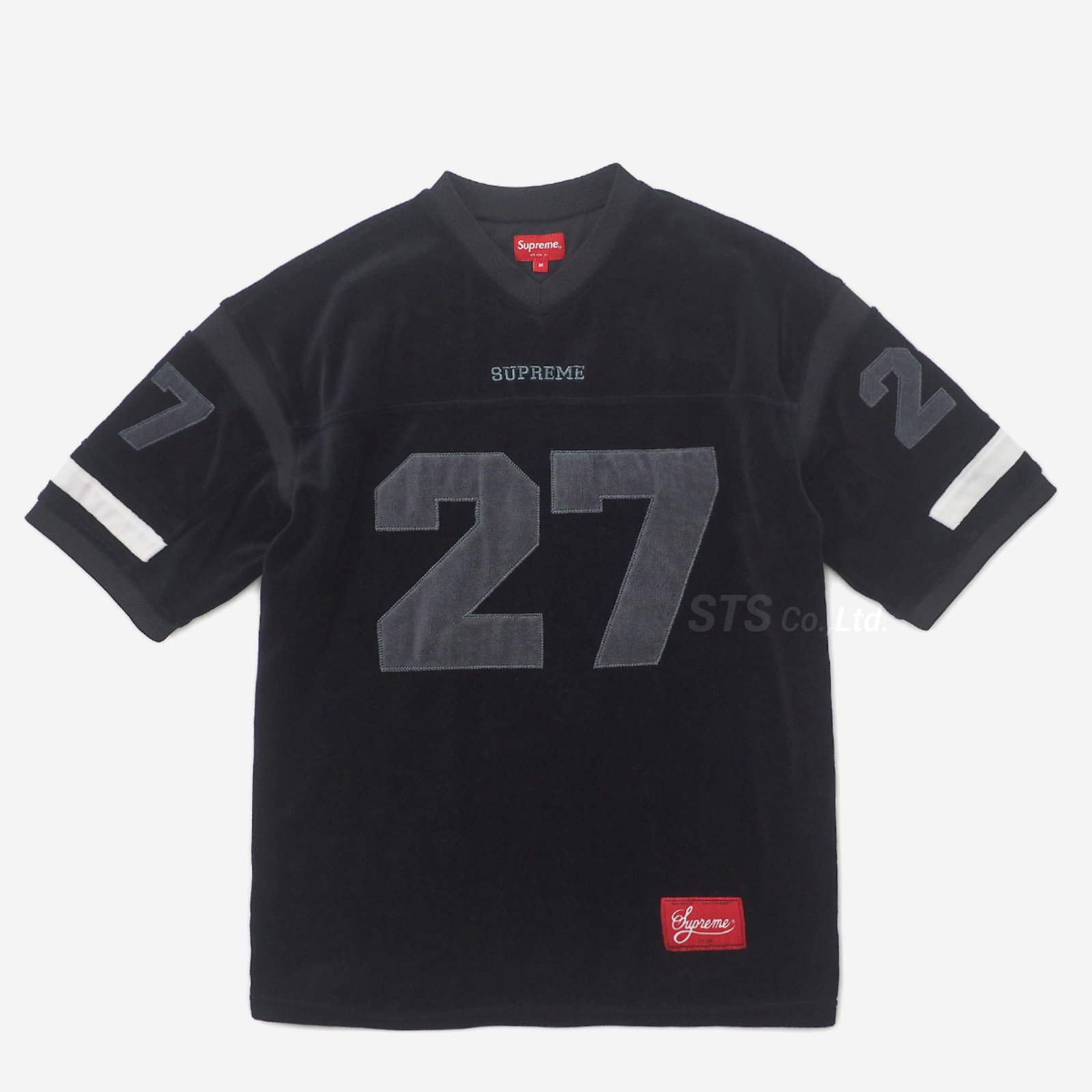 Supreme Velour Football Jersey Black XL - Tシャツ/カットソー(半袖 ...