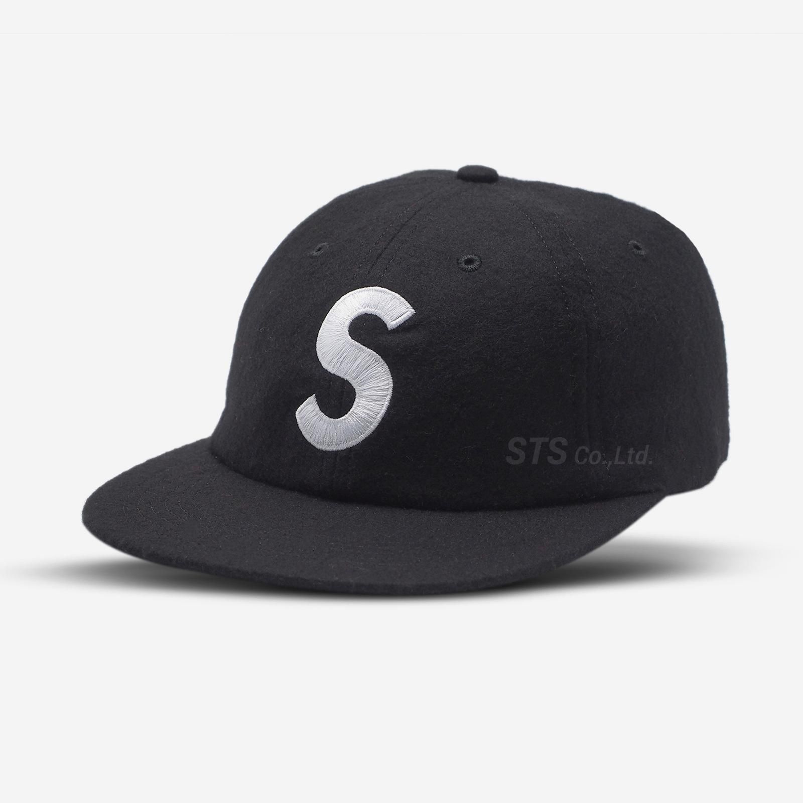 レア Supreme Wool S Logo 6 Panel Cap Black | hartwellspremium.com