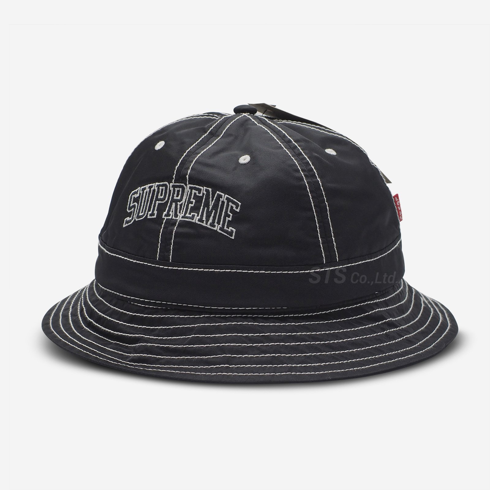 ほぼ新品 Supreme Levi´s Nylon Bell Hat Black White M/L 19aw 2019年
