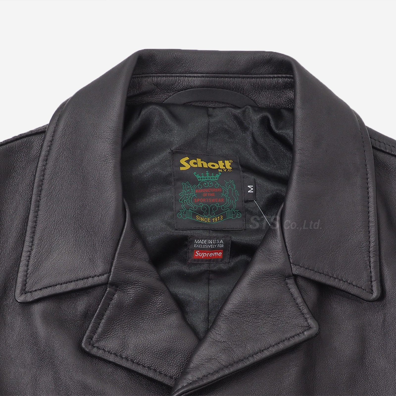 Supreme/Schott Leather Overcoat - UG.SHAFT