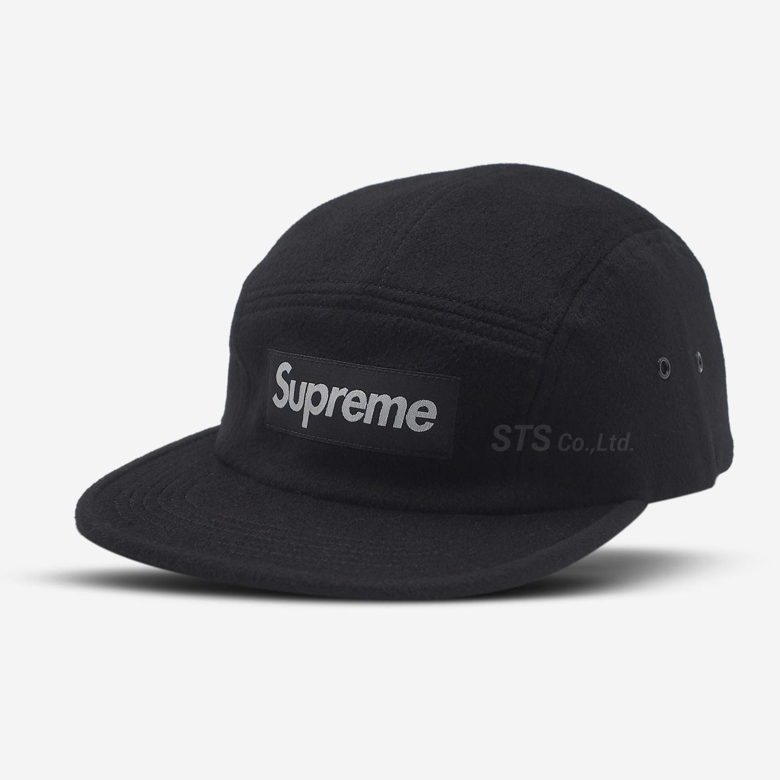 Supreme Week12 Wool Camp Cap black - キャップ