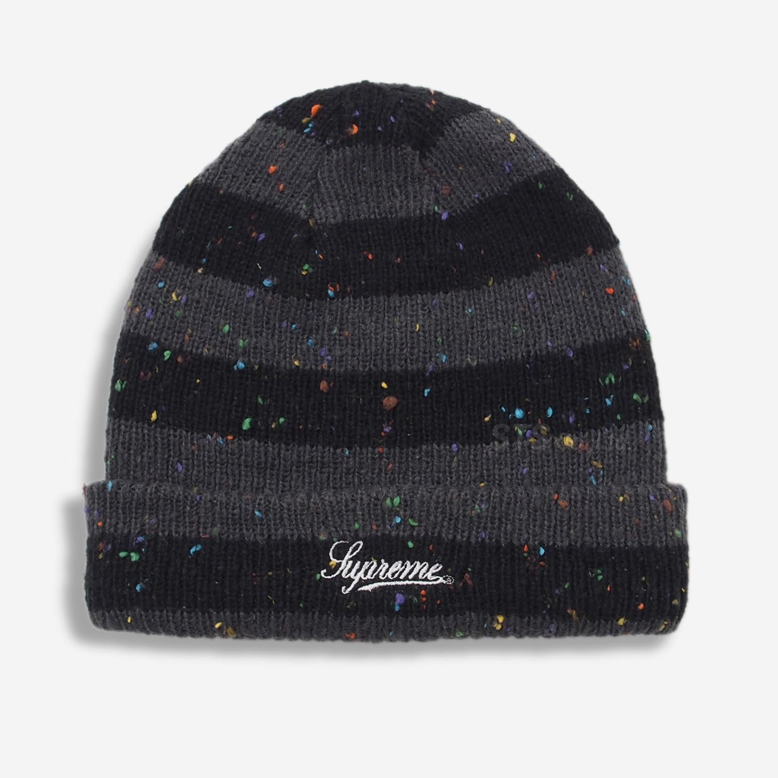 Supreme Stripe Speckle Beanie 野村周平着用-