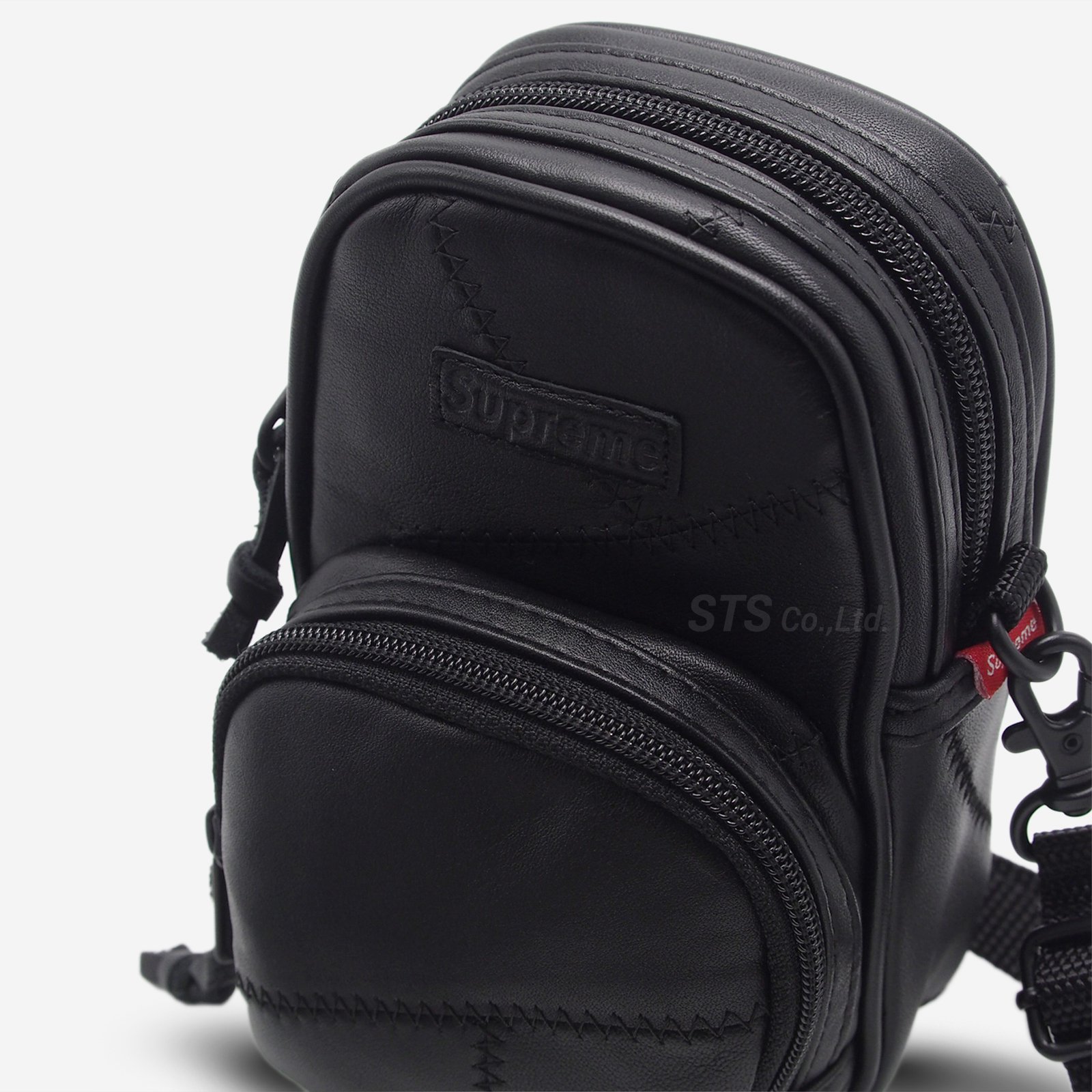 supreme Patch Leather Small Shoulder Bag