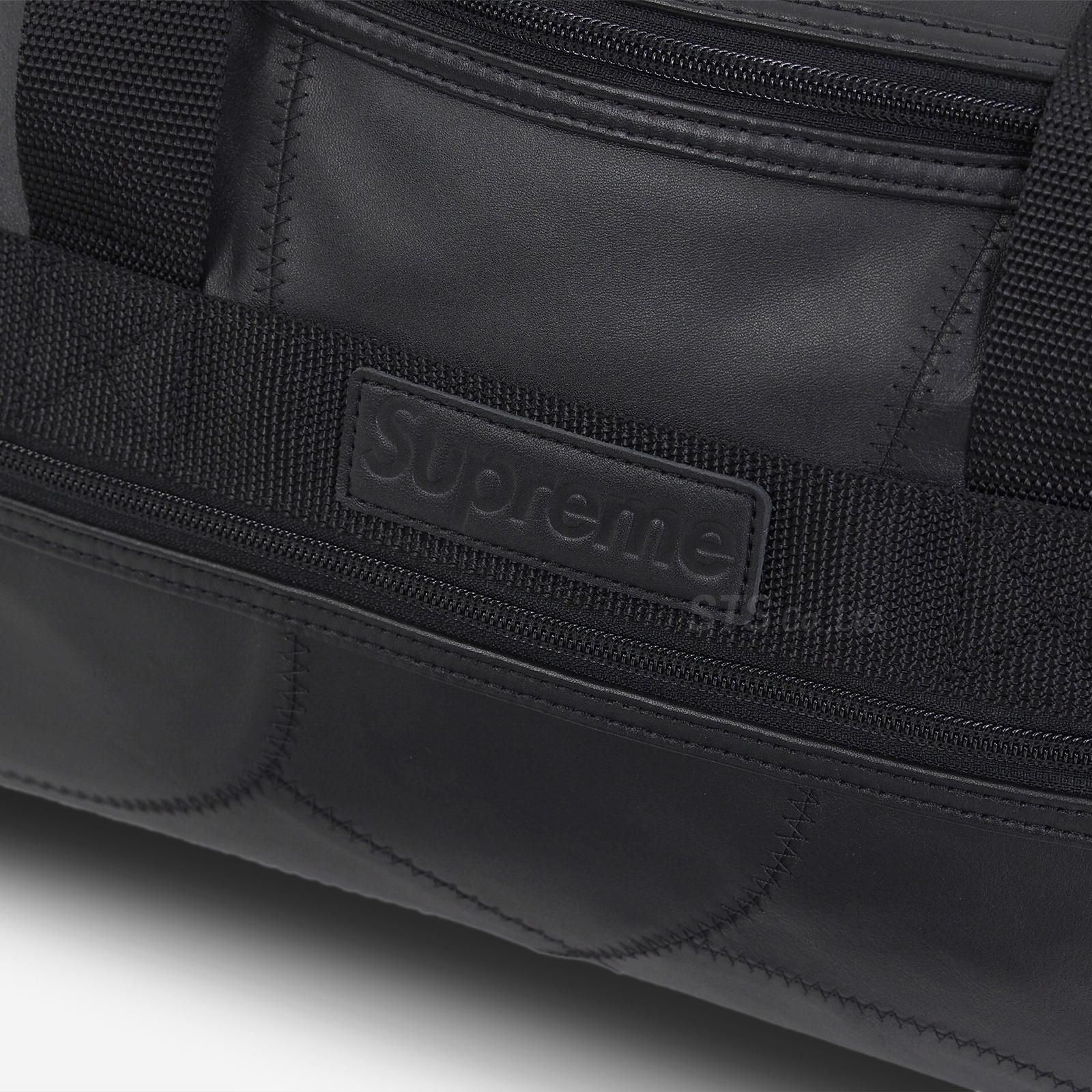 Supreme Patchwork Leather Duffle Bag【美品】 Supreme Patchwork Leather Duffle Bag Black!FW19!!BNWT!100