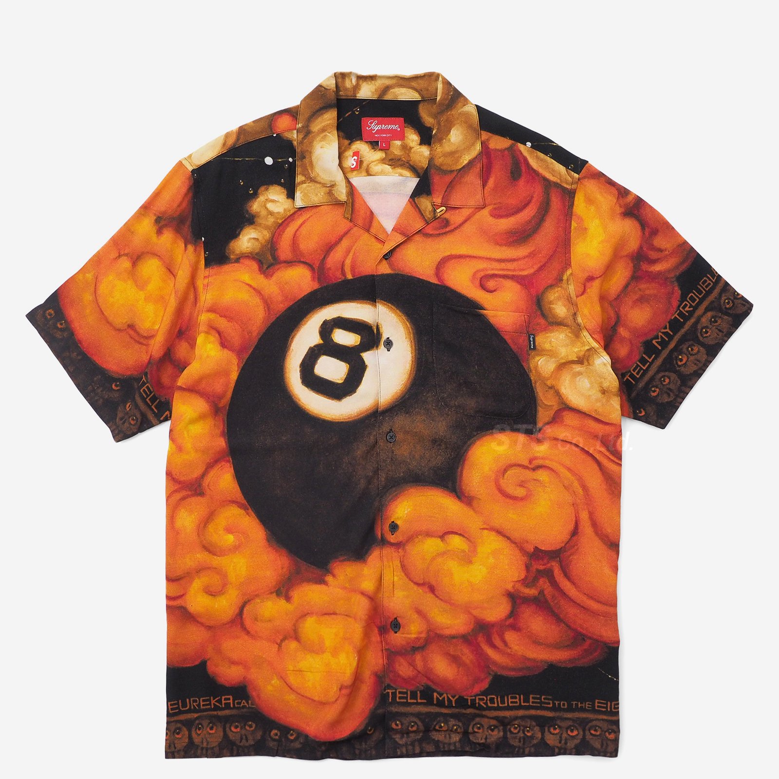 Martin Wong/Supreme 8-Ball Rayon S/S Shirt - UG.SHAFT