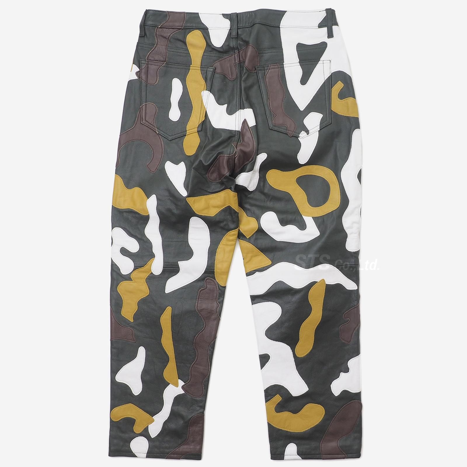 supreme yellow camo pants