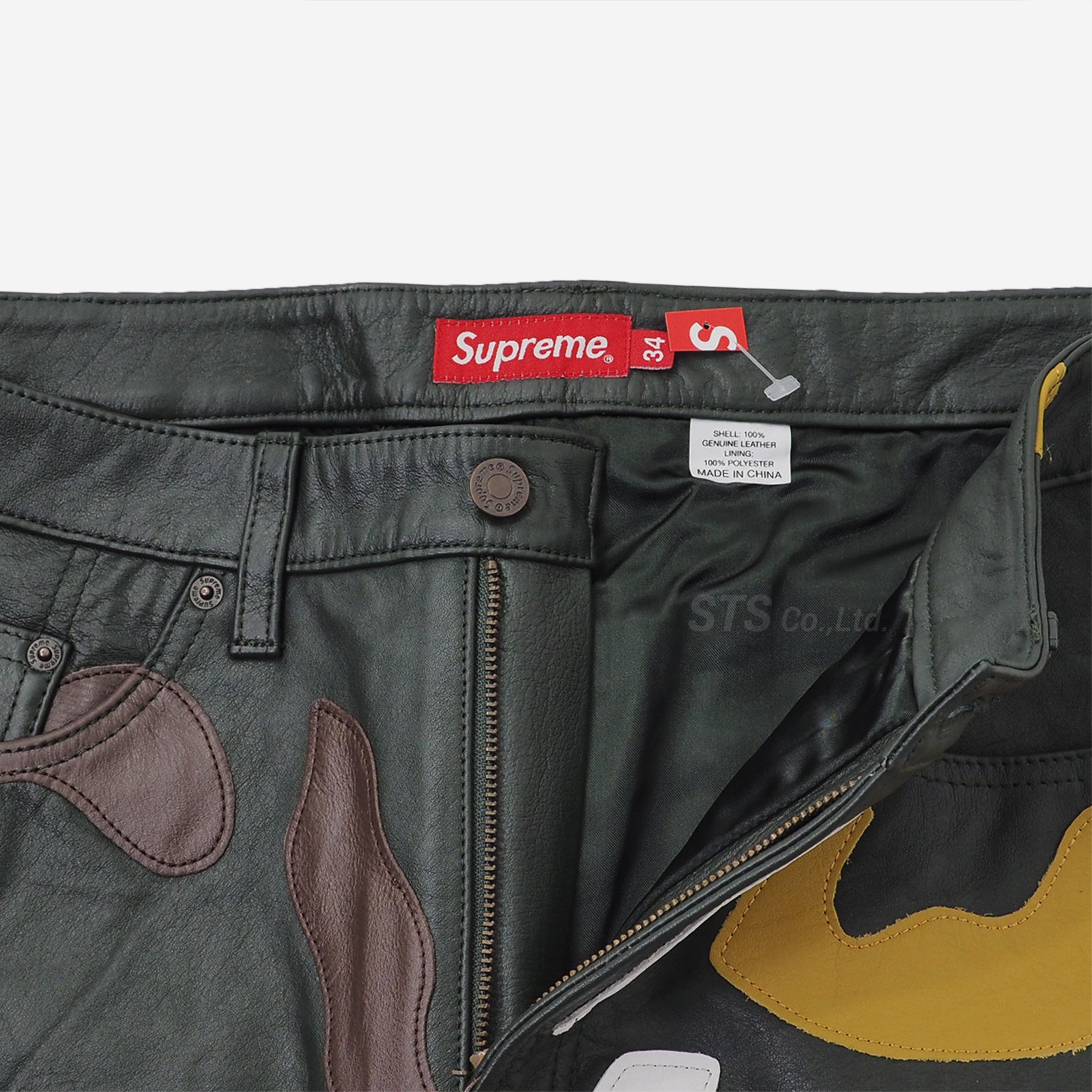 Supreme - Camo Leather 5-Pocket Pant - UG.SHAFT