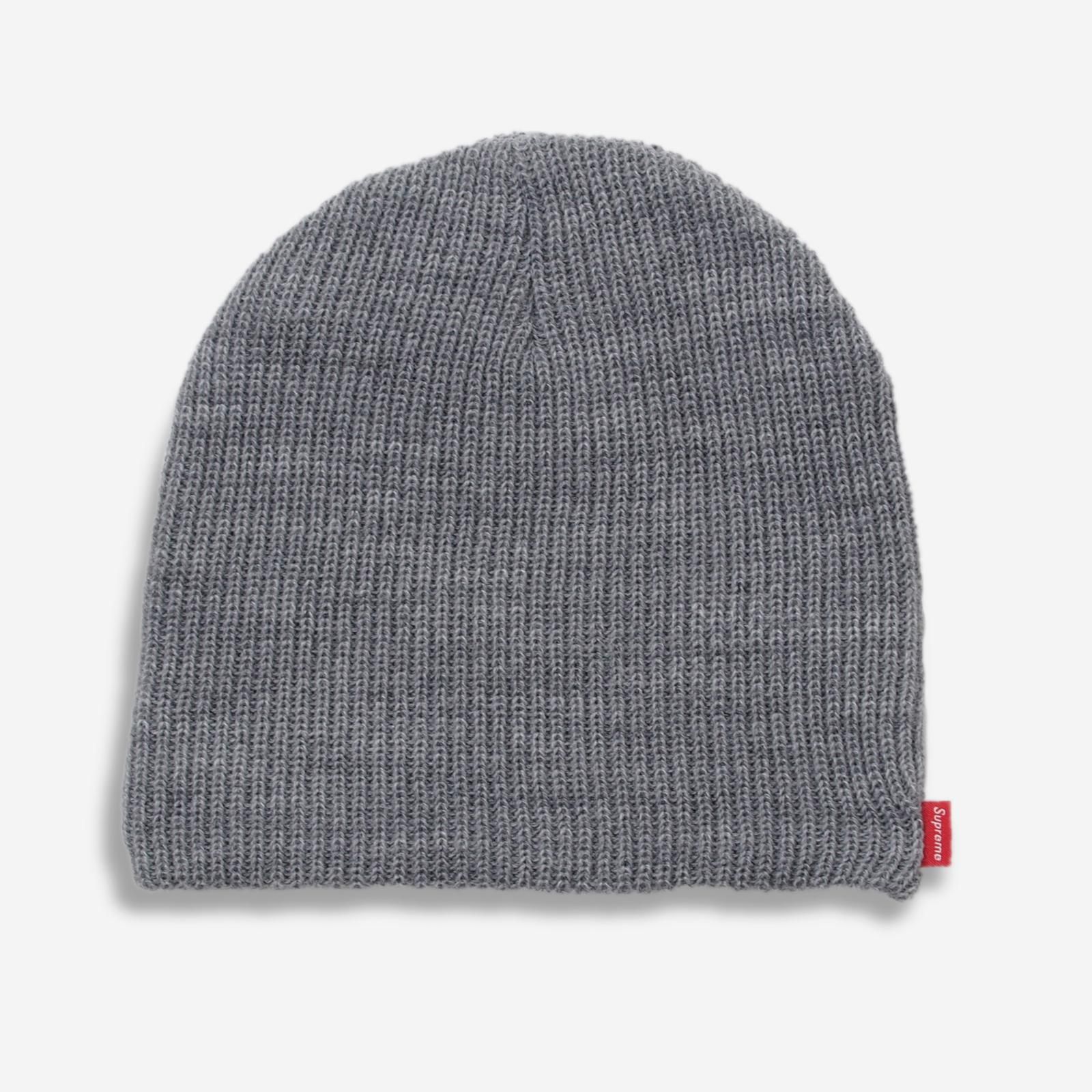 【送料無料】Supreme Basic Beanie Heather Grey