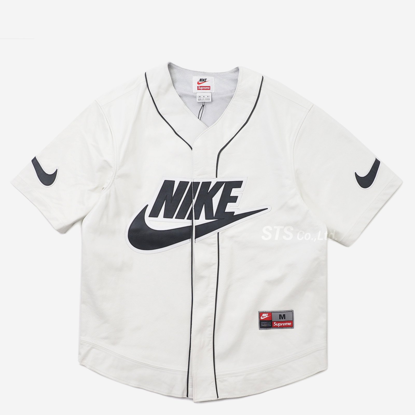 Supreme®/Nike® Leather Baseball Jersey L
