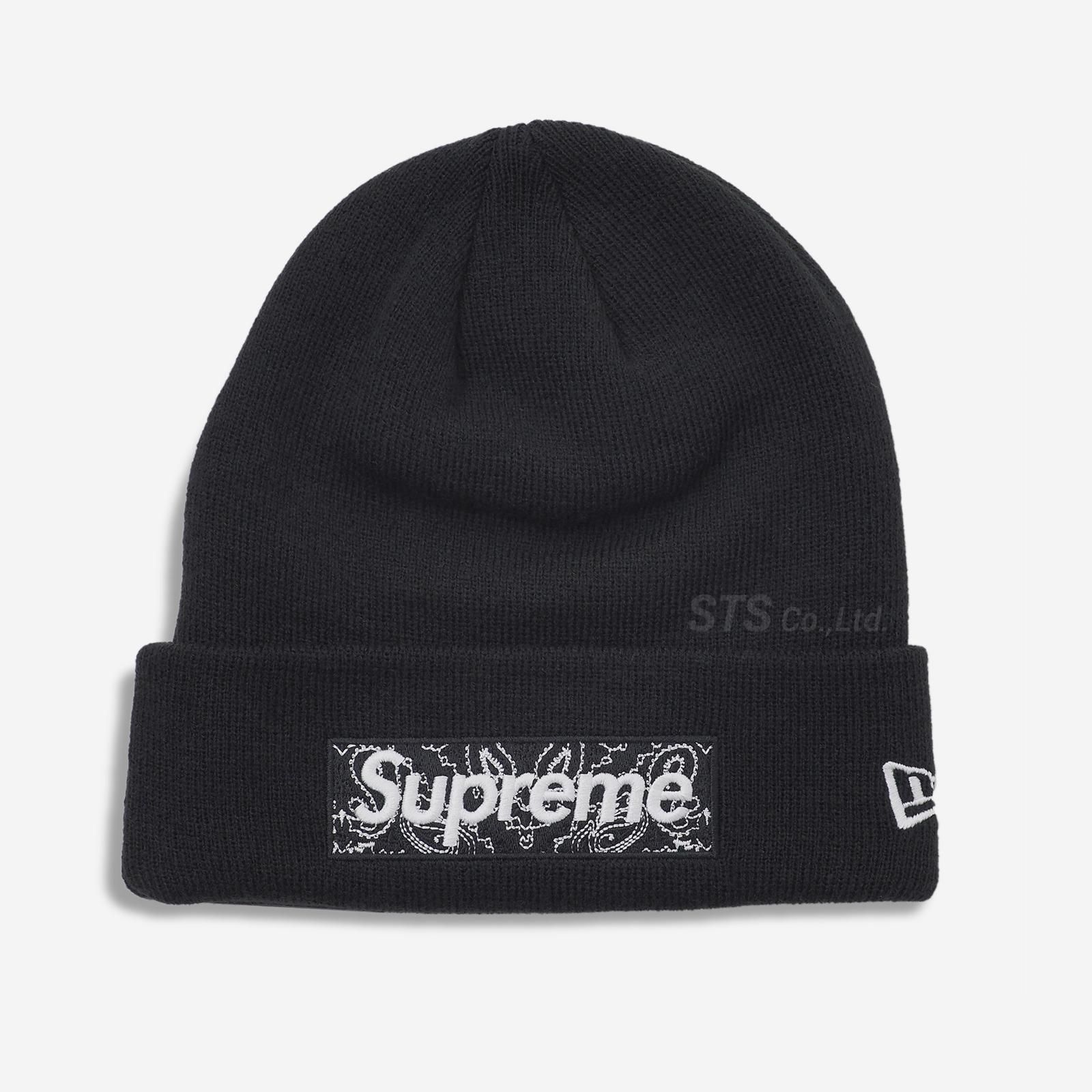 ビーニー新品　Supreme New Era® Box Logo Beanie ブルー