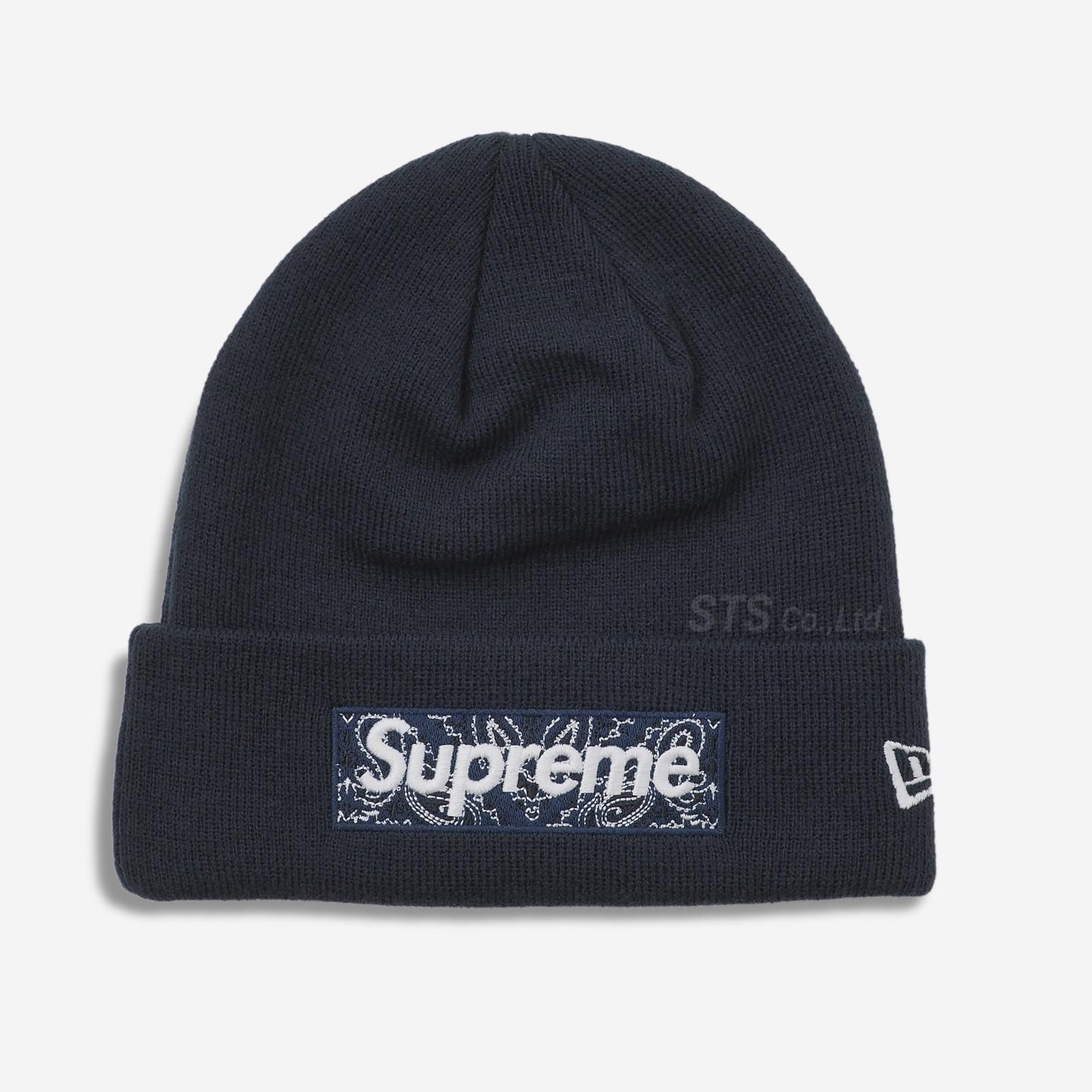 Supreme Bandana Box Logo Beanie ライトブルー