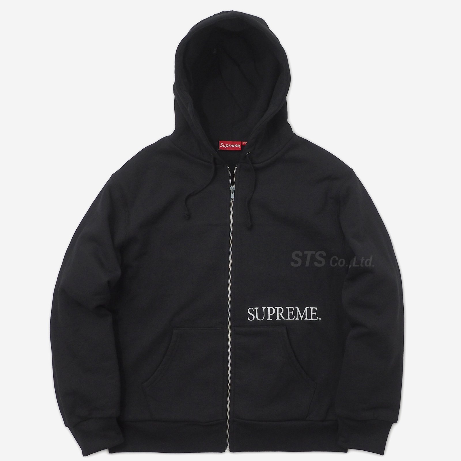 supreme Thermal Zip Up Sweatshirt