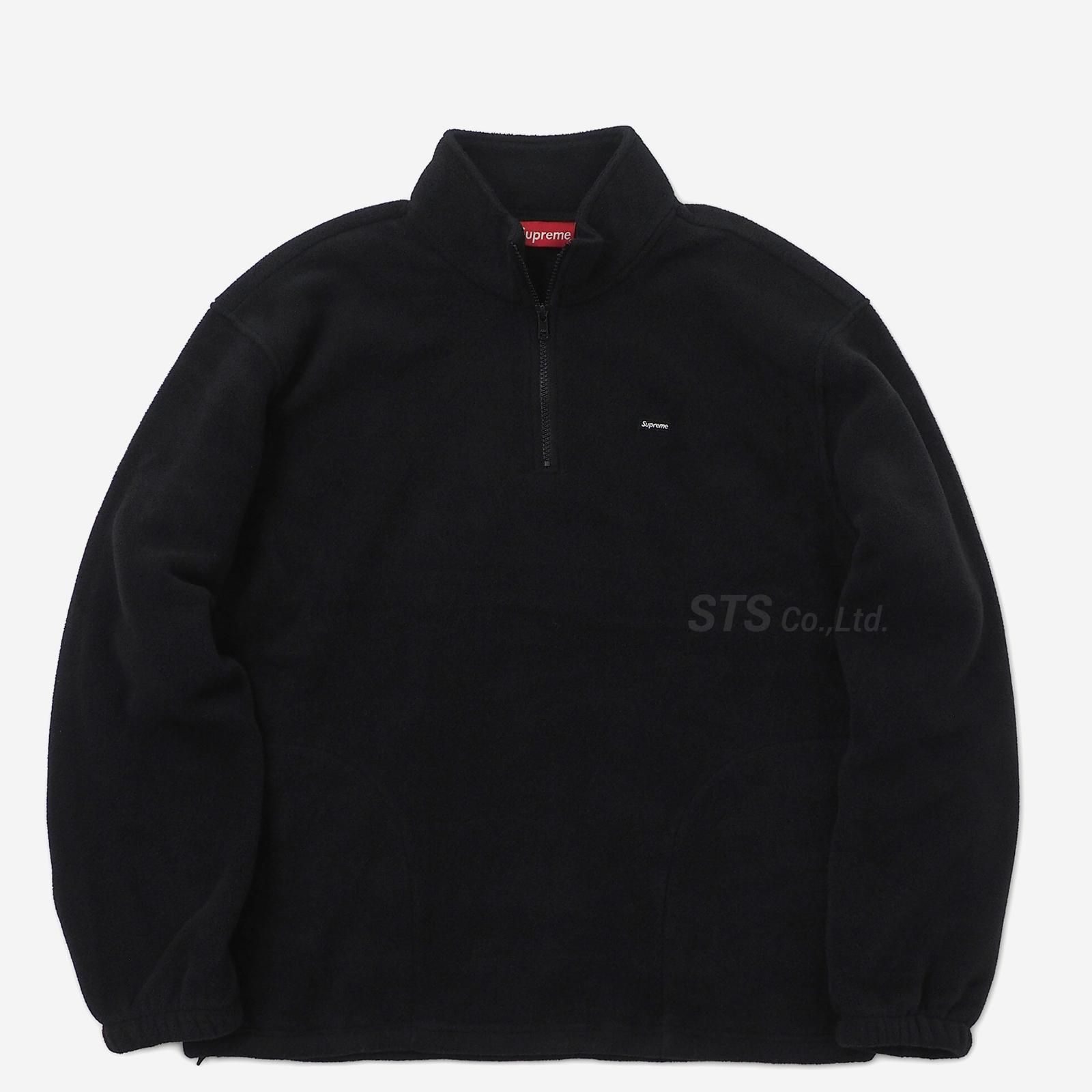 supreme overdyed half zip sweatshirt