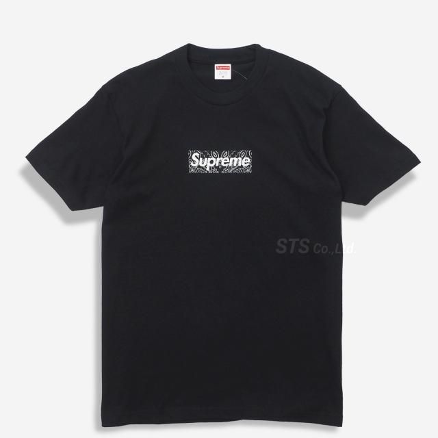 Supreme Bandana Box Logo Tee 黒 Sサイズ