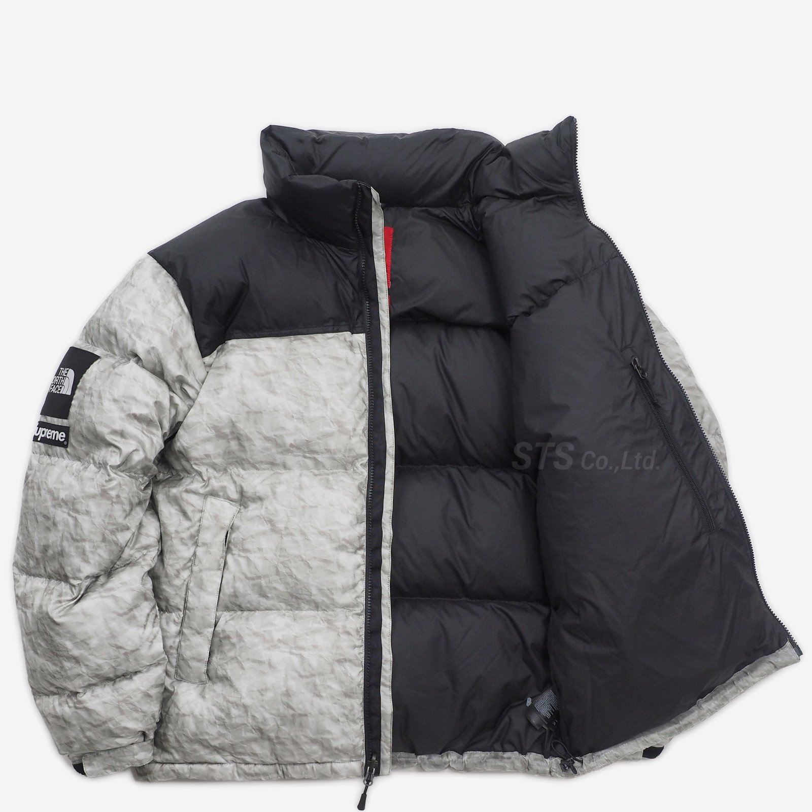 Supreme/The North Face Paper Print Nuptse Jacket - UG.SHAFT