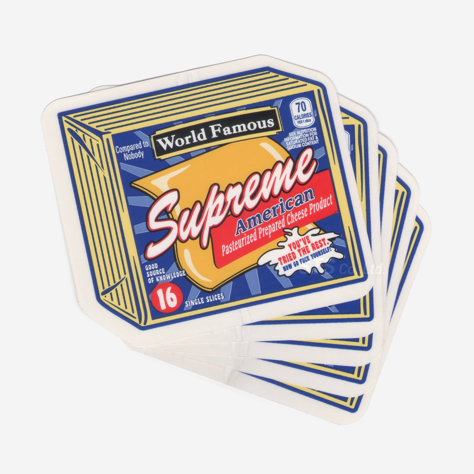 supreme cheese sticker