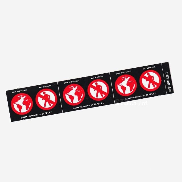Supreme - Save The Planet Sticker Sheet