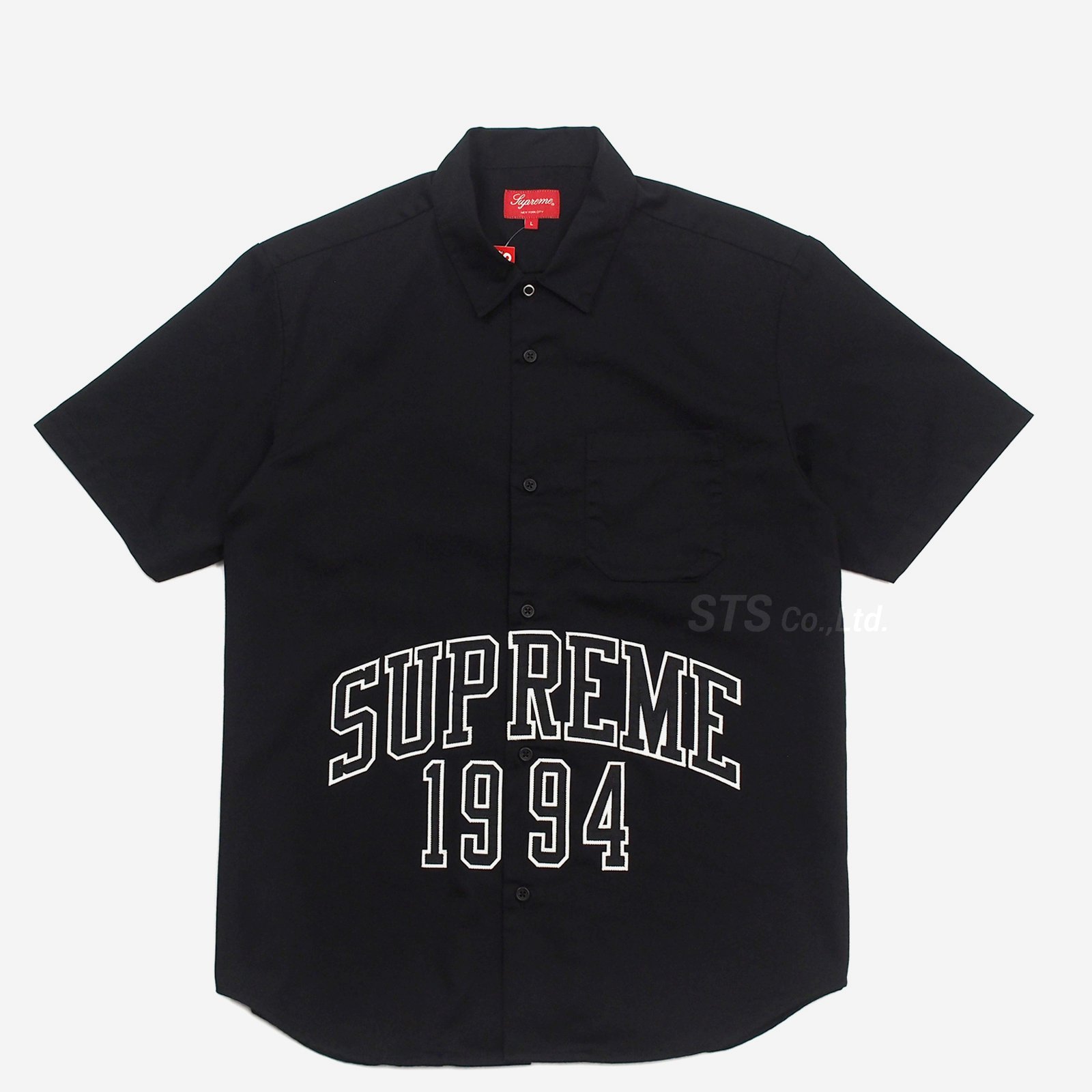 Supreme Arc Logo S/S Work Shirt "Black"