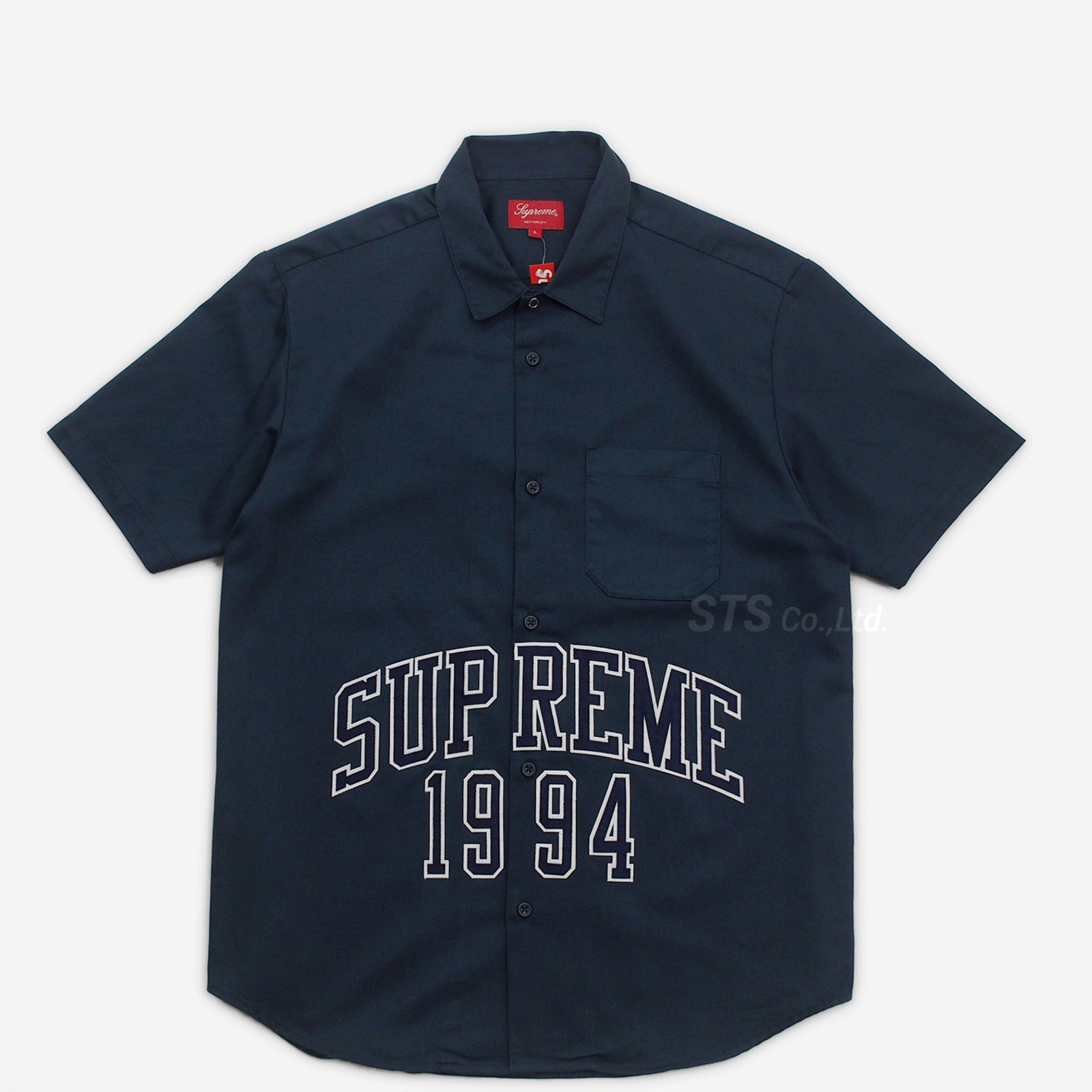 Supreme Arc logo S/S work shirt L