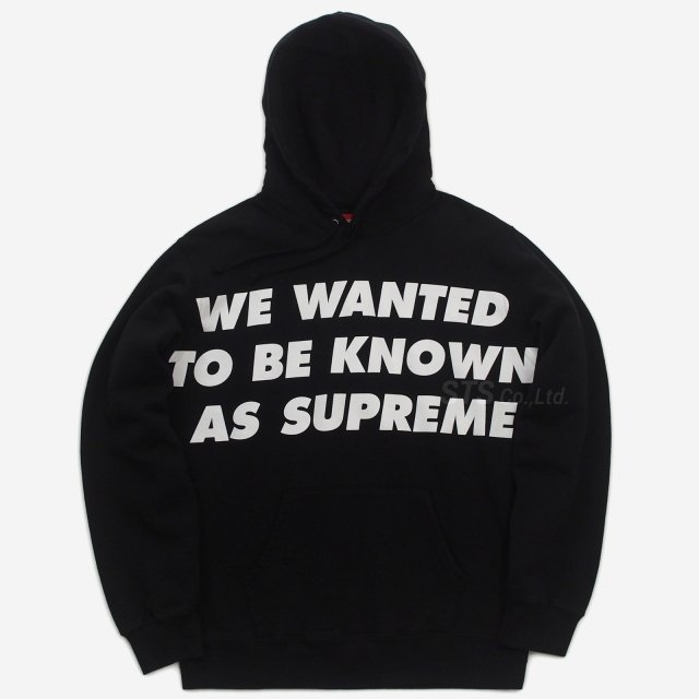 Supreme - Known As Hooded Sweatshirt
