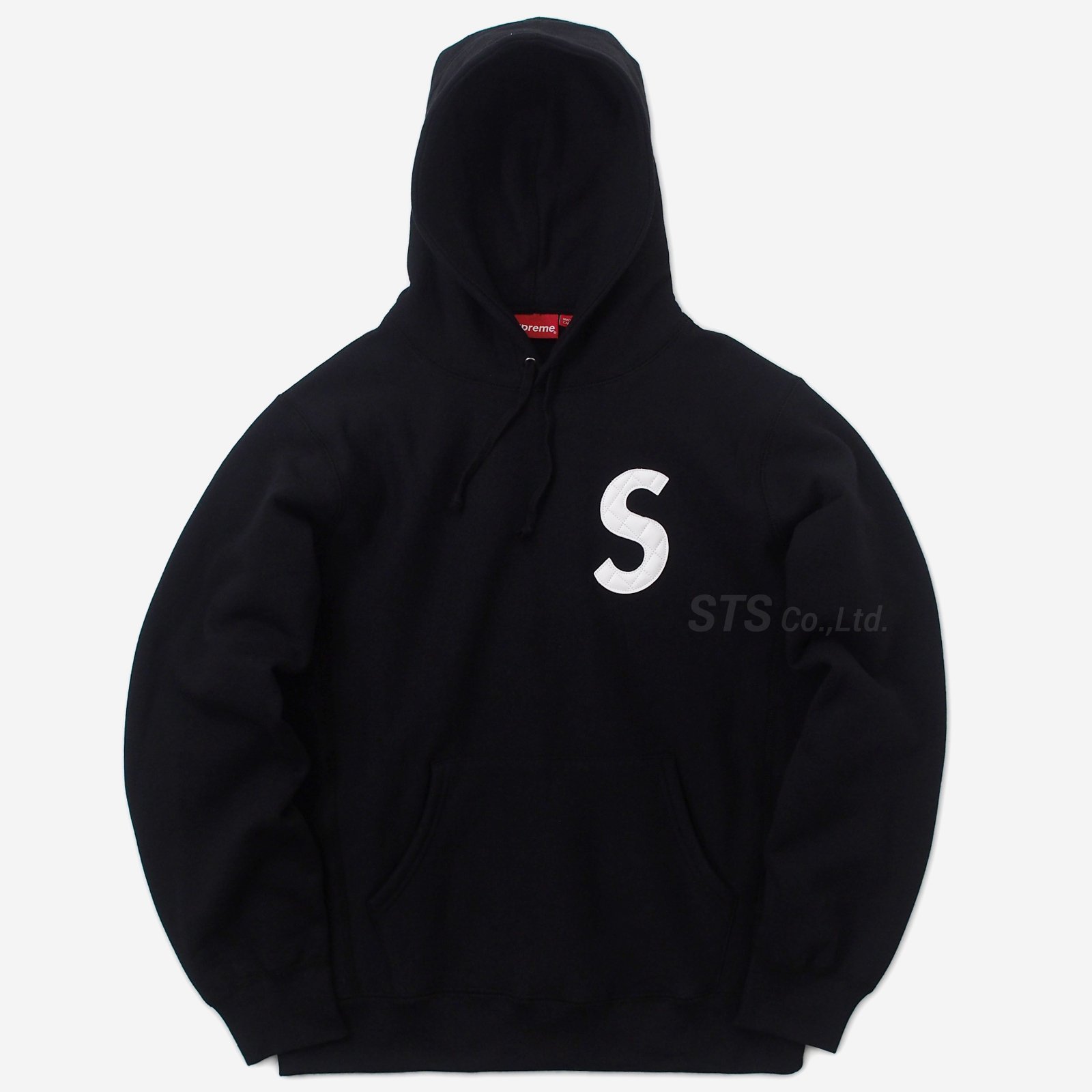 考えますsupreme 20ss S logo hooded shirt BLACK