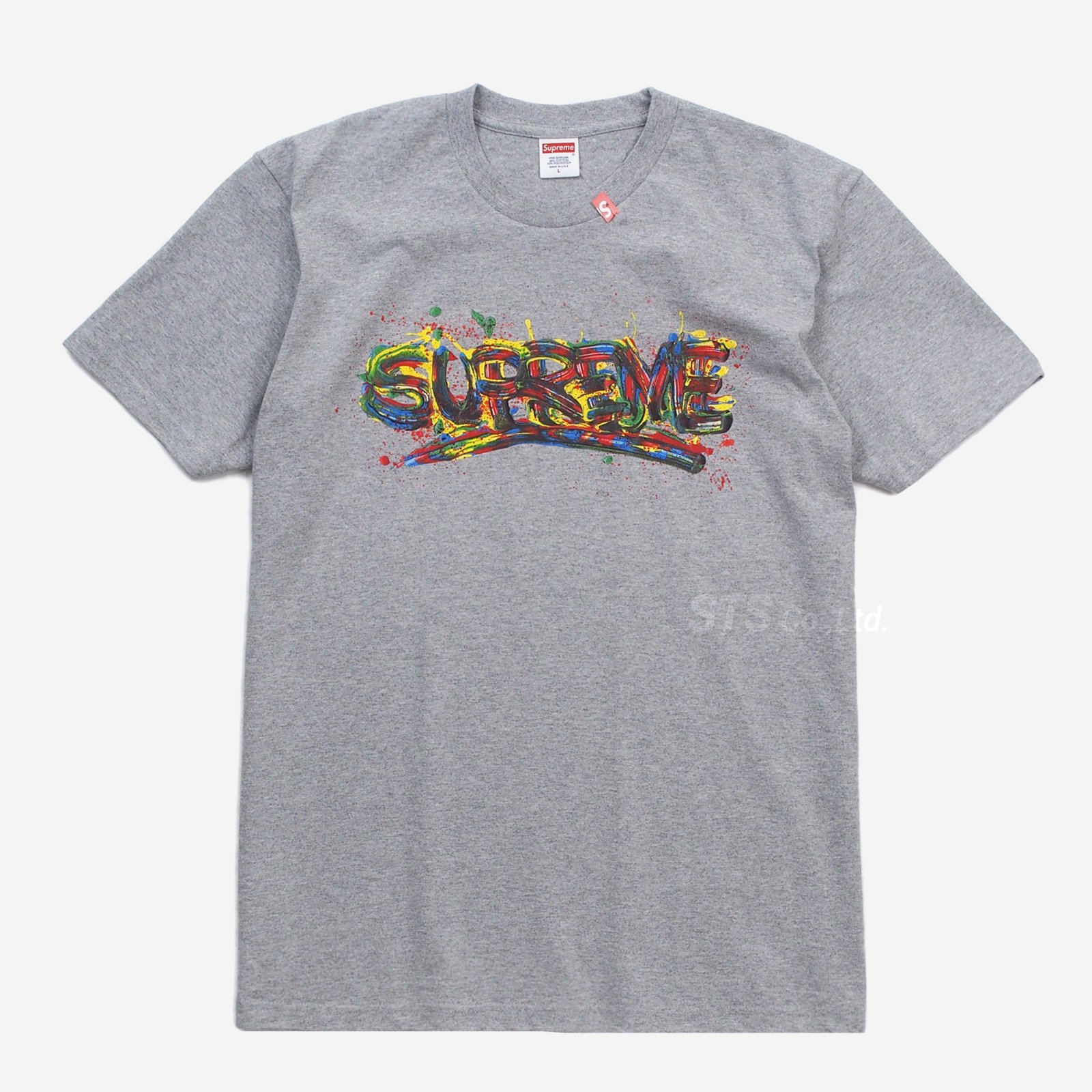 Supreme Paint Tee白黒2枚 - Tシャツ/カットソー(半袖/袖なし)