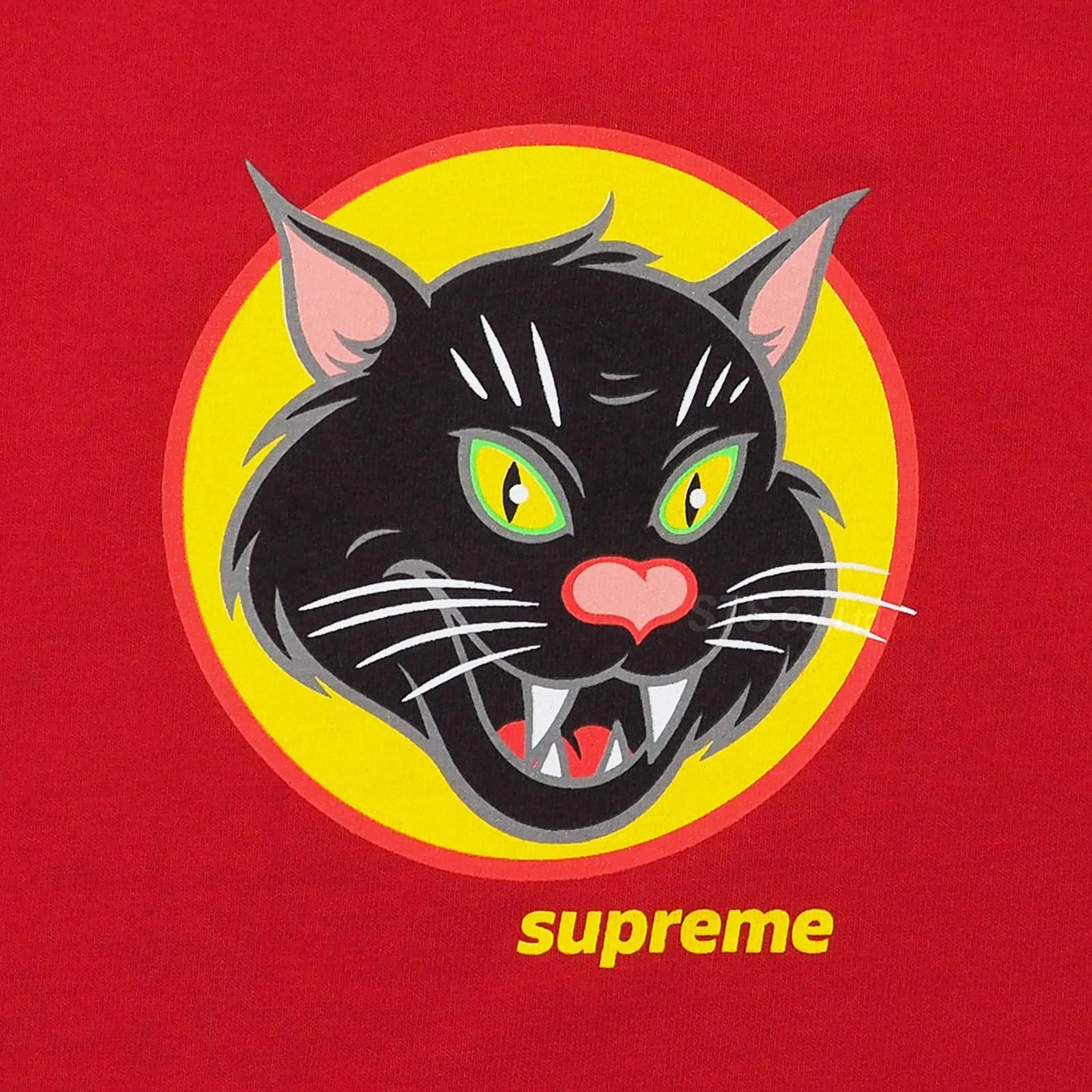 Supreme Black Cat Tee / Orange L Size