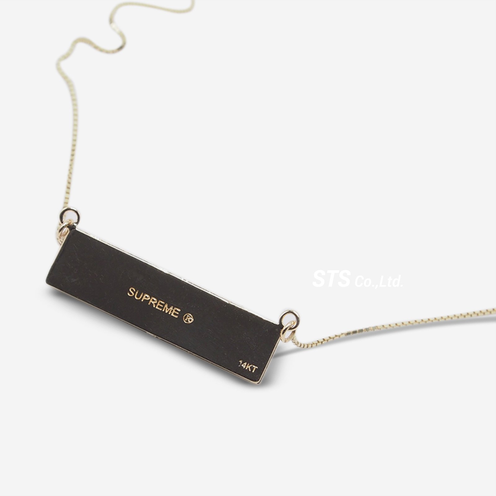 Supreme - Name Plate 14K Gold Pendant - UG.SHAFT