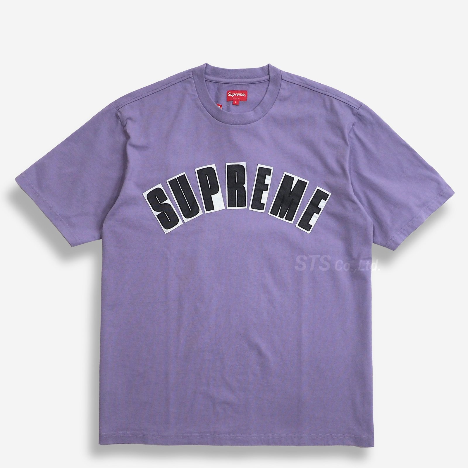Supreme Printed Arc S/S Top 紫L