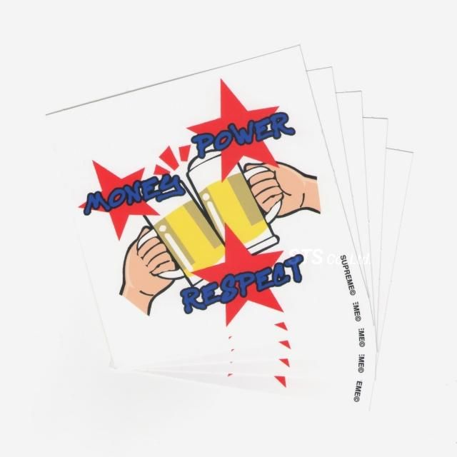 Supreme - Money Power Respect Sticker