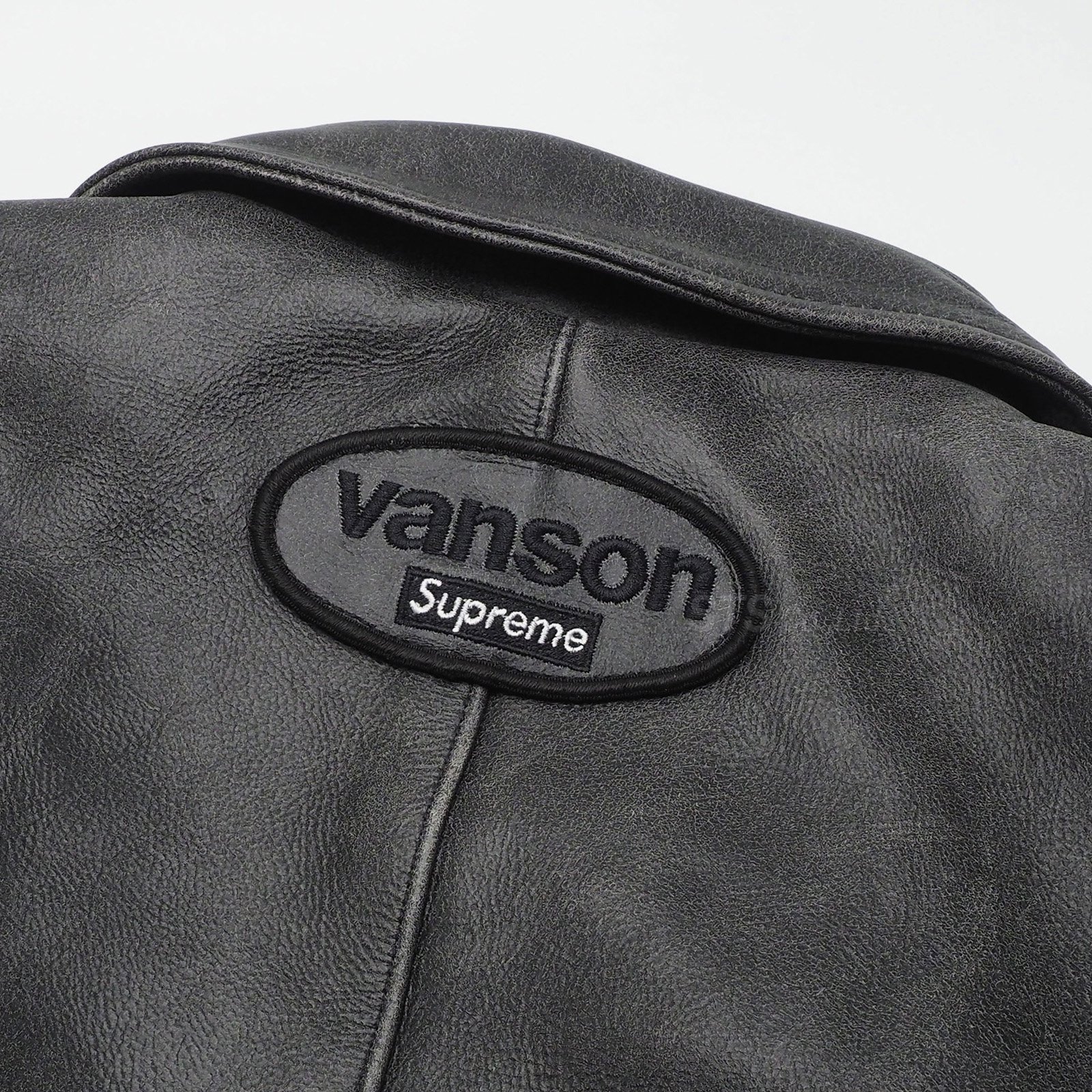 T-ポイント5倍】 Supreme×Vanson Worn Leather Jacket 黒S sushitai.com.mx