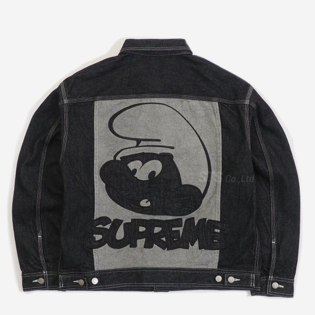 Supreme/Smurfs Denim Trucker Jacket