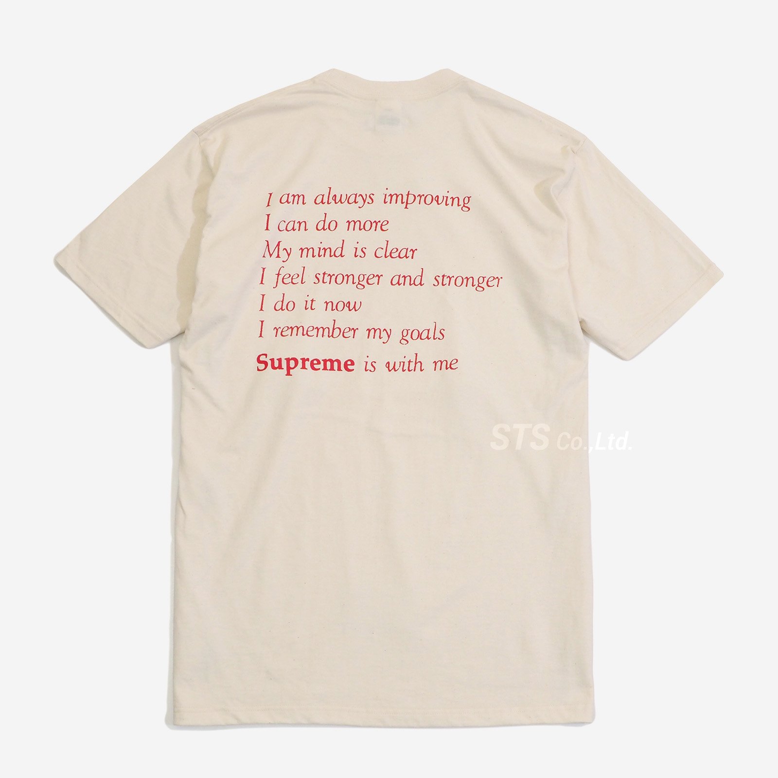 Supreme Stay Positive Tee natural Mサイズ