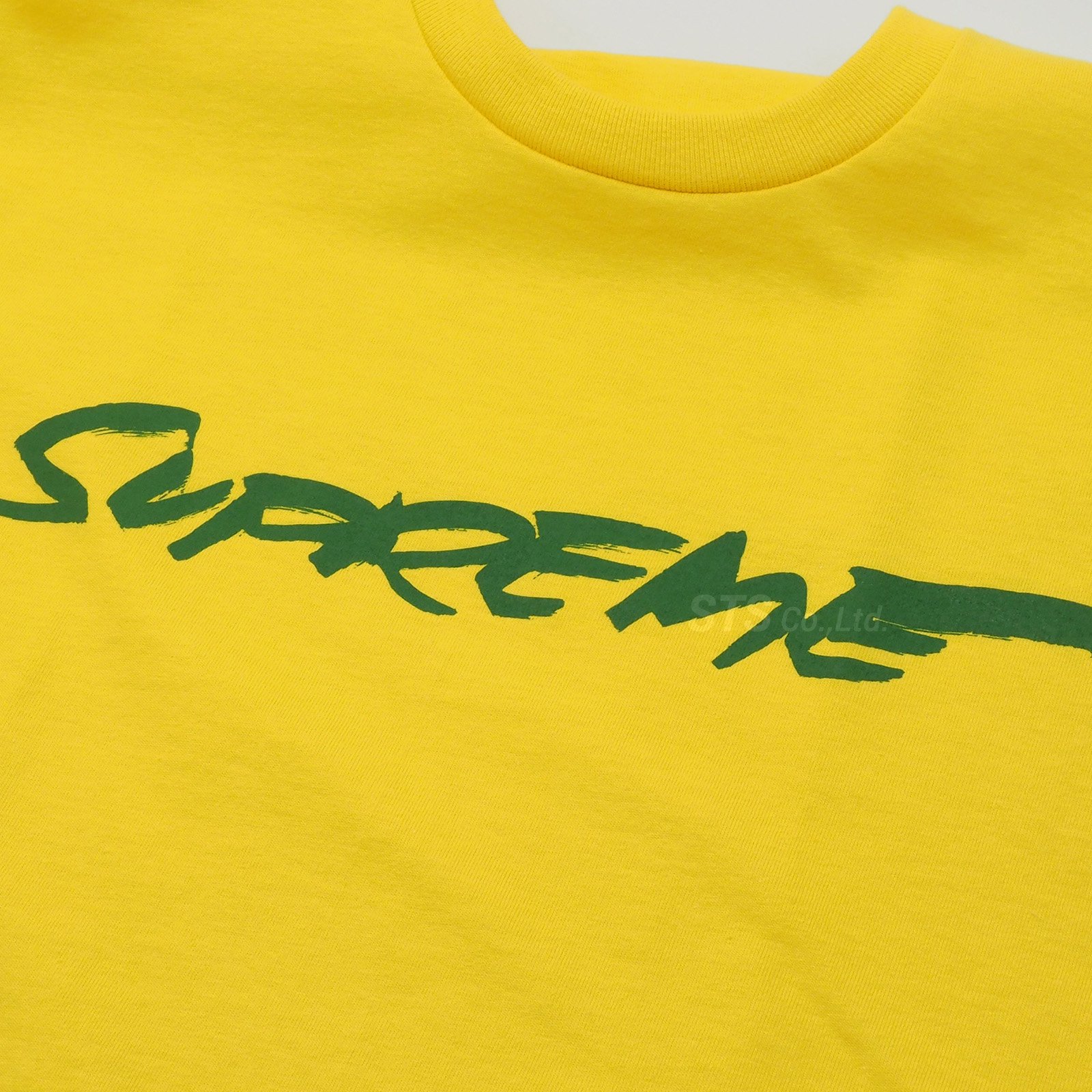 supreme Futura Logo Tee Yellow  Lサイズ