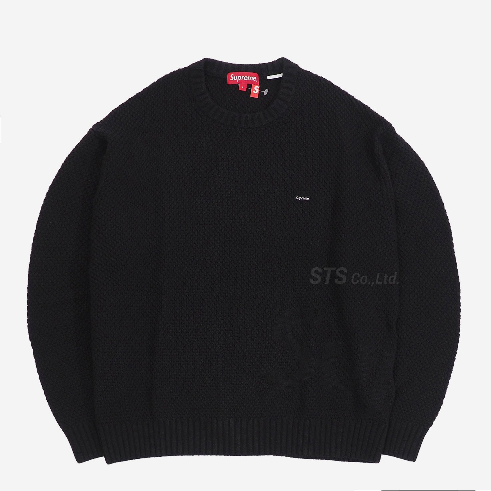 supreme Textured Small Box Sweater Sトップス - ニット/セーター