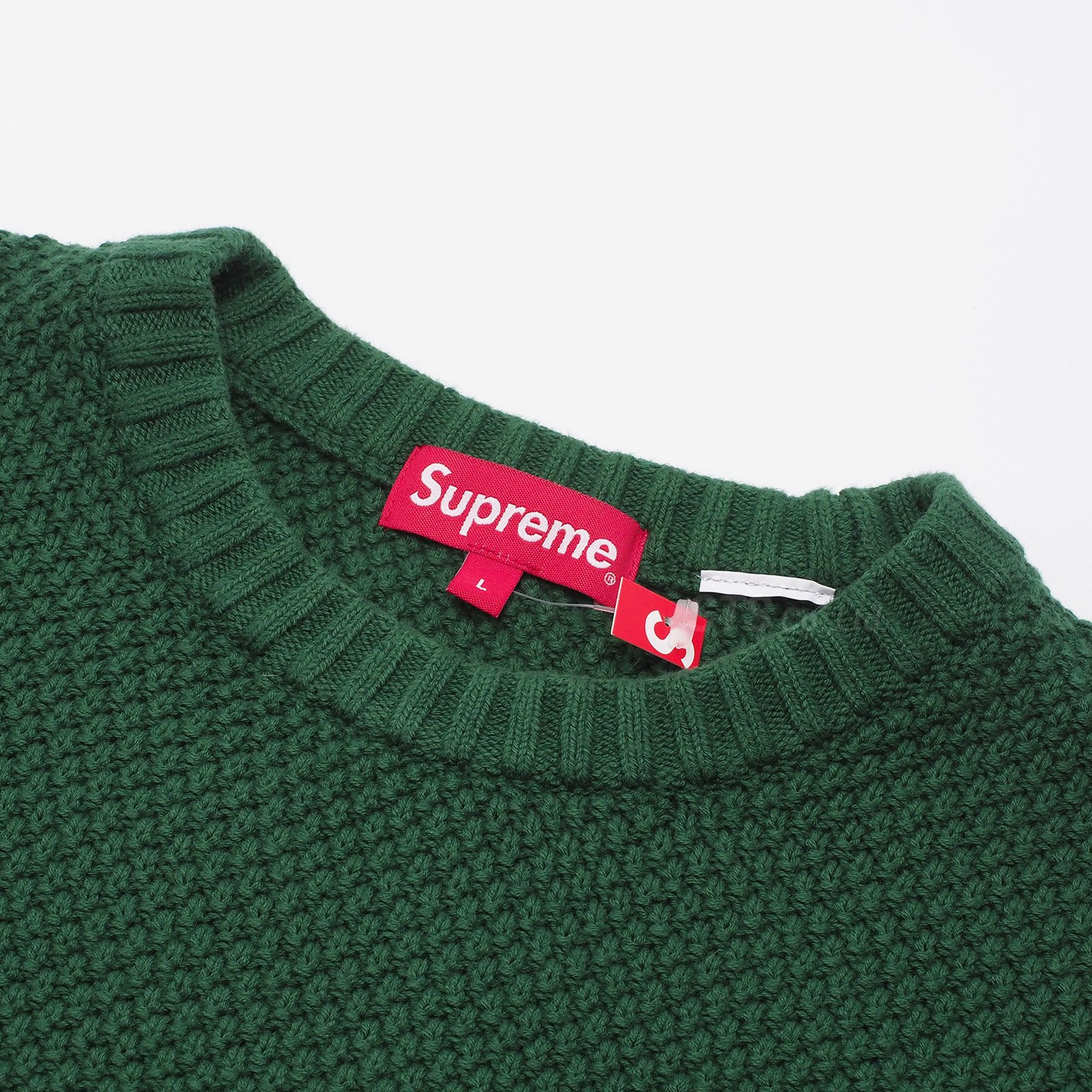0円 [宅送] Supreme Textured Small Box Sweater Black