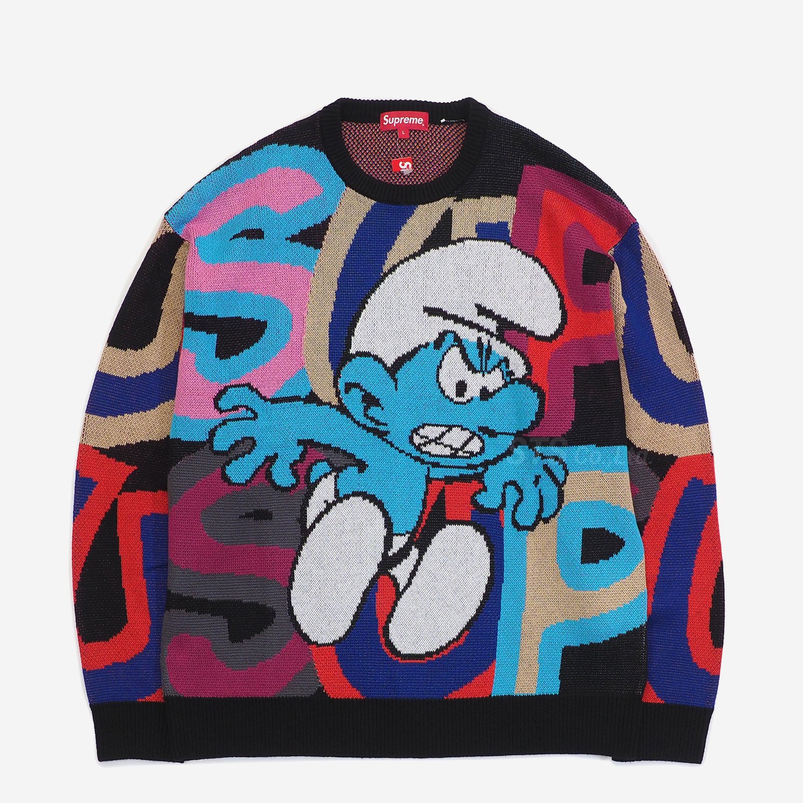 Supreme Smurfs Sweater XL スマーフ