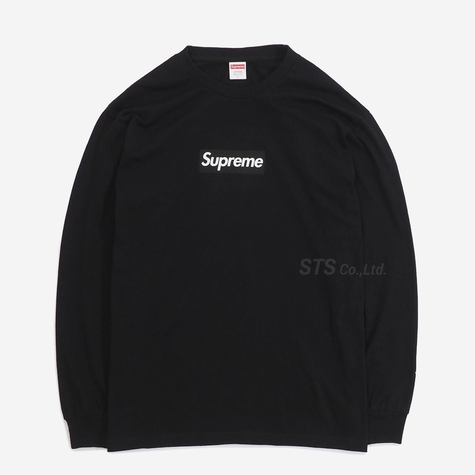 supreme Box Logo L/S Tee シュプリーム ボックスロゴL黒 - スウェット