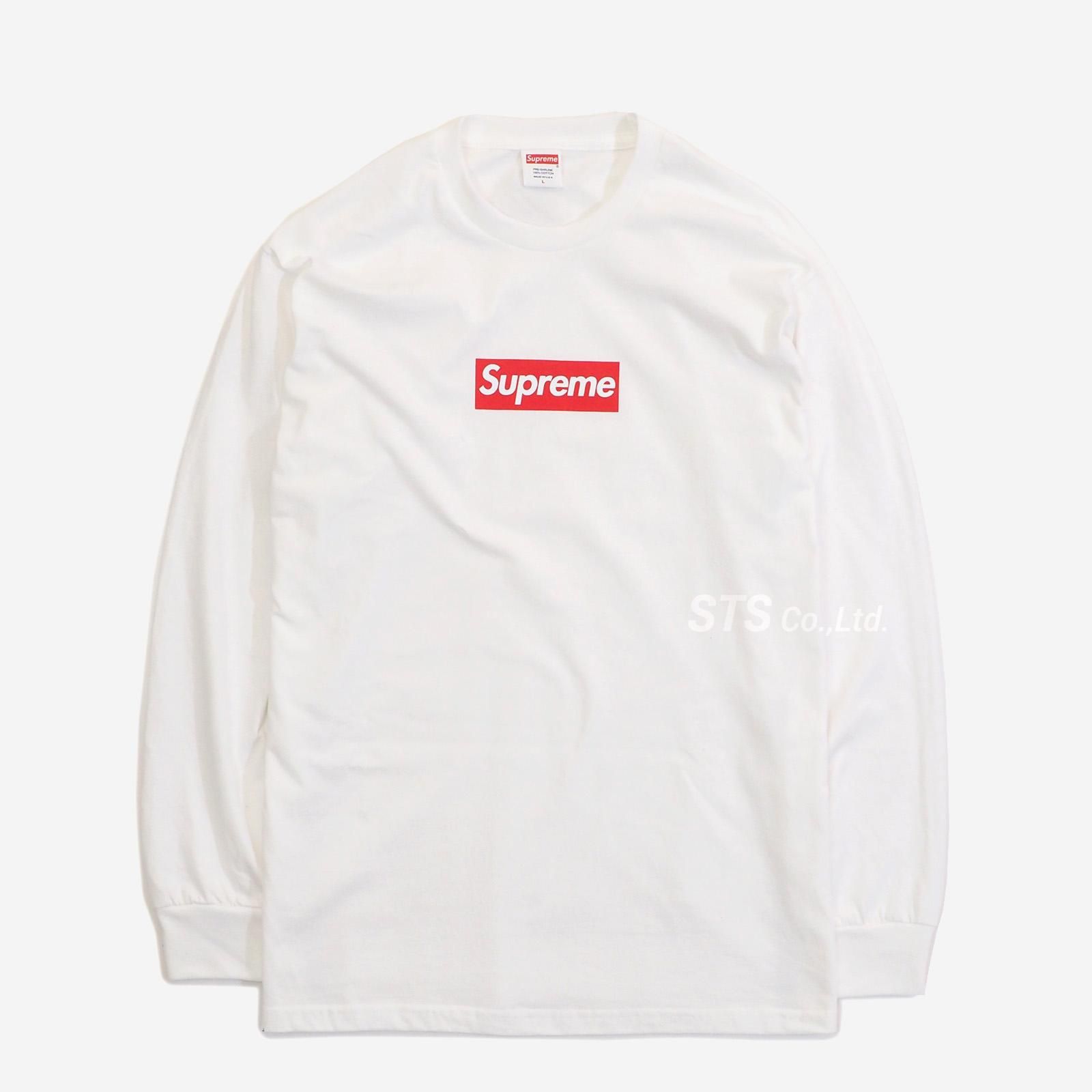 supreme Box Logo L/S Tee　BLACK　L